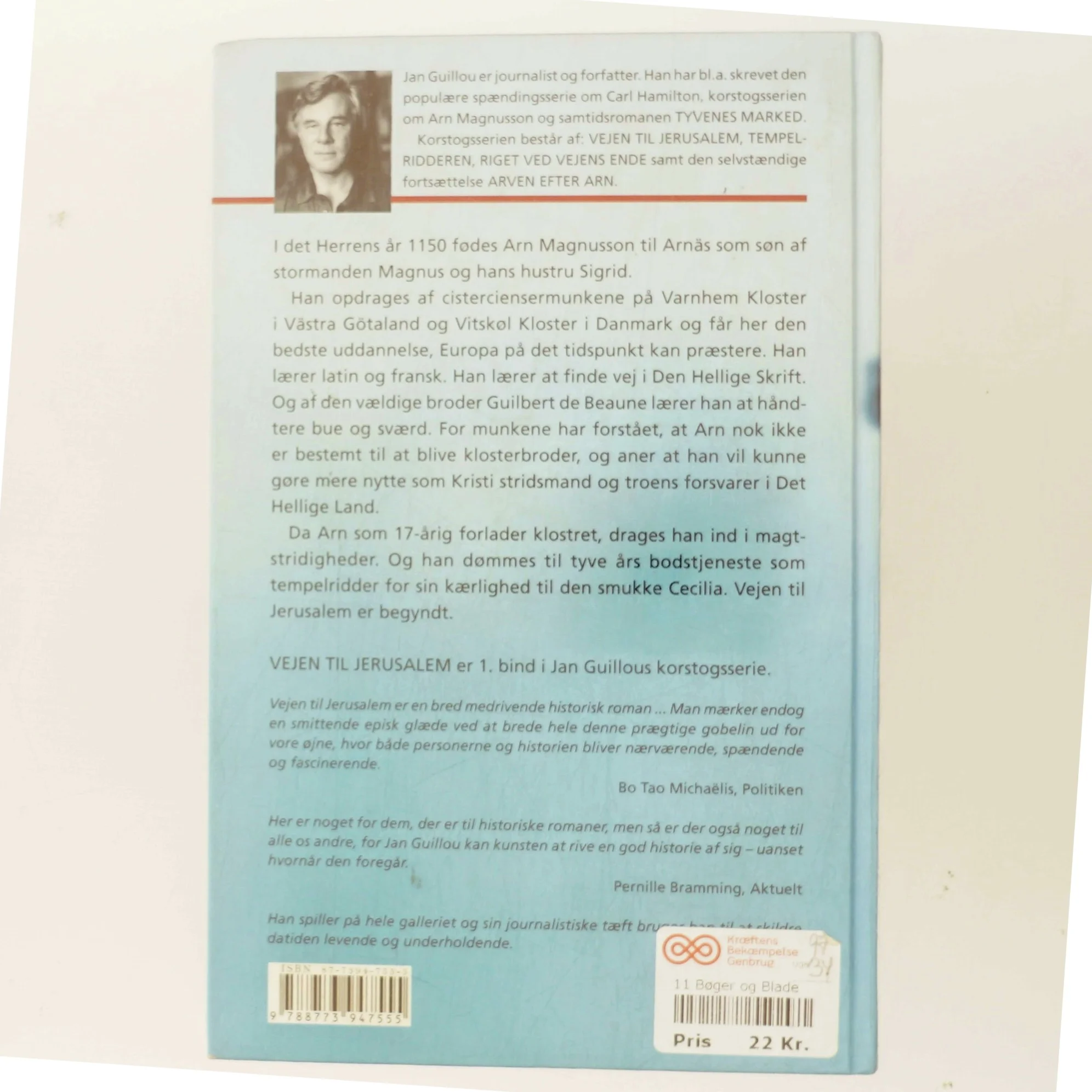 Vejen til Jerusalem af Jan Guillou (Bog)