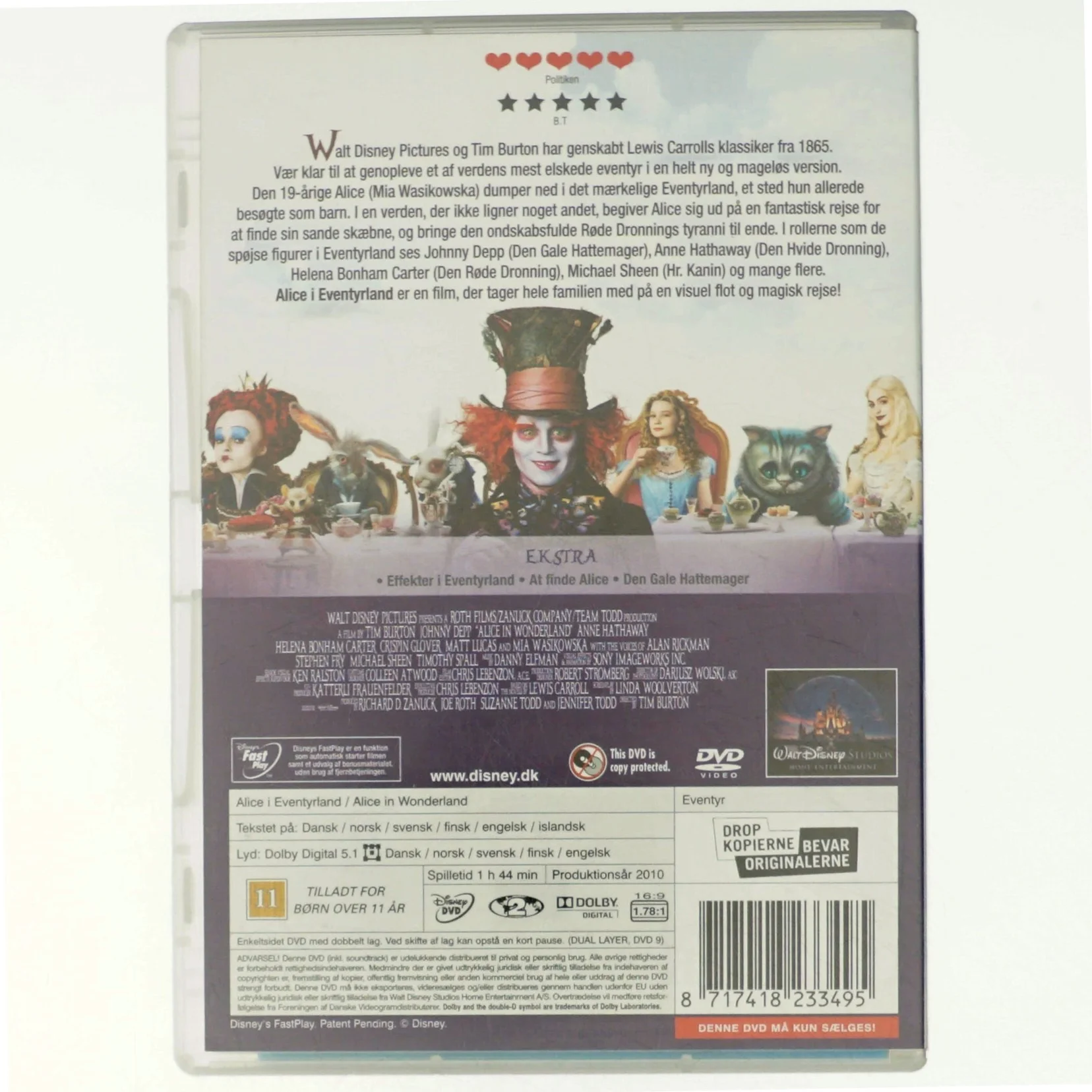Alice i Eventyrland fra Disney