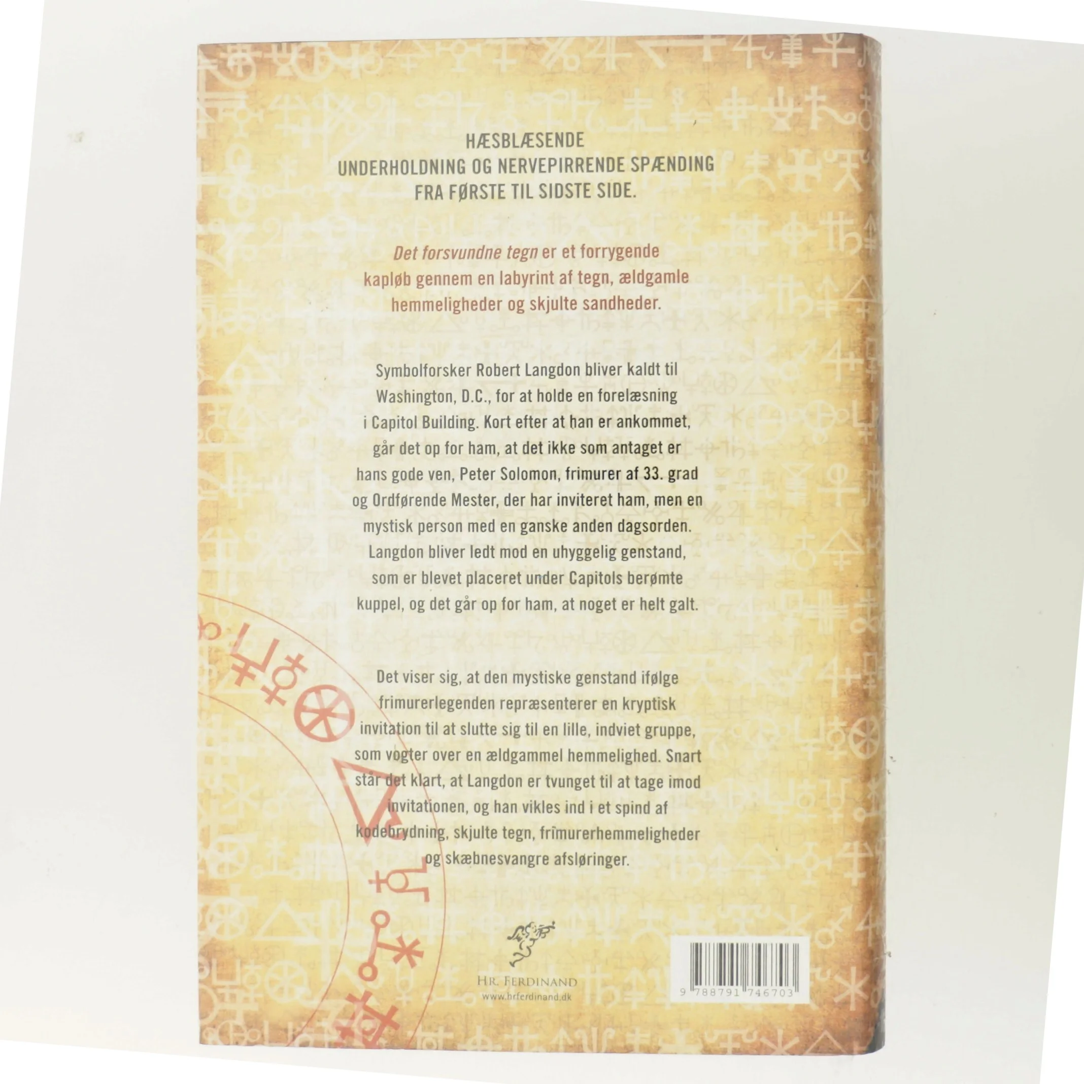 Det forsvundne tegn af Dan Brown (Bog)