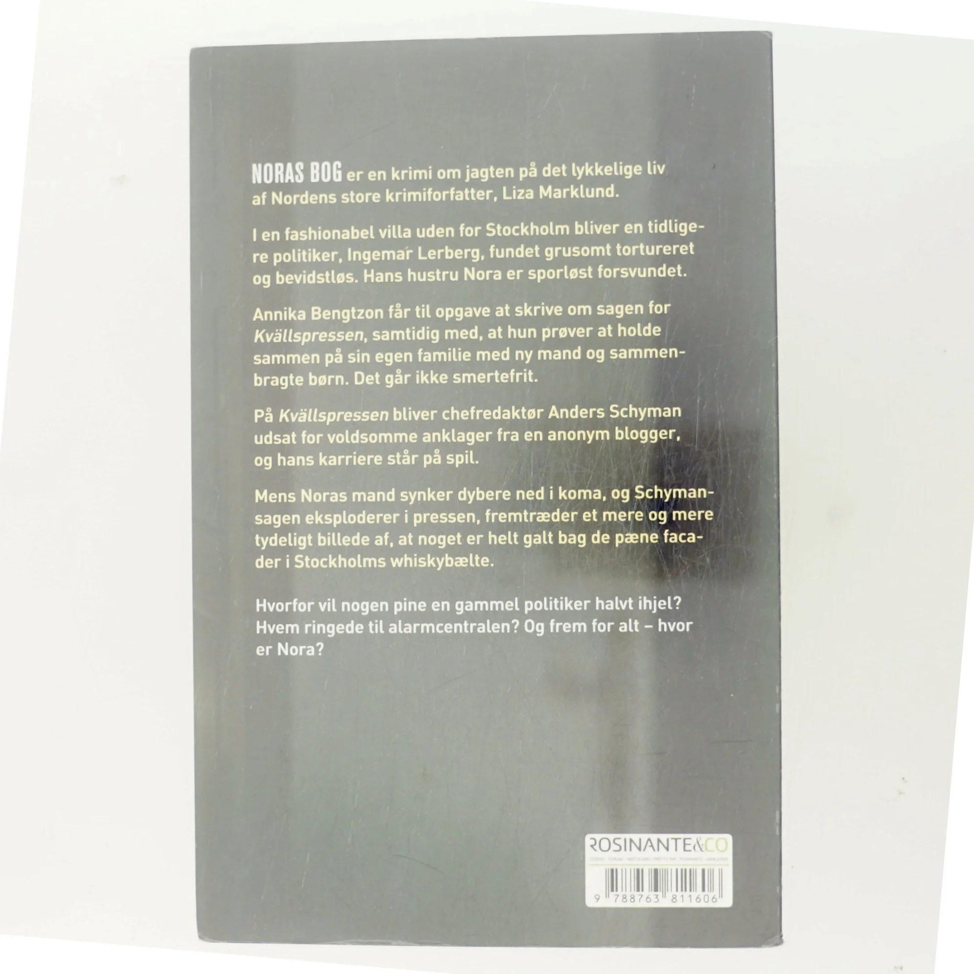 Noras bog : krimi af Liza Marklund (Bog)
