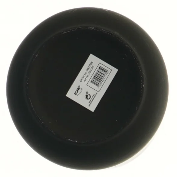 Sort vase fra Zone (str. Ø 8,5x15 cm)