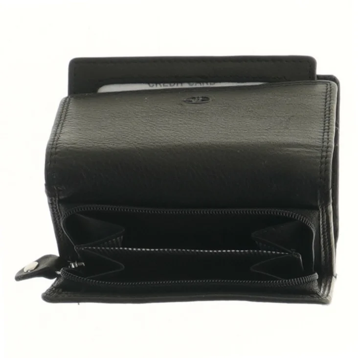 Lille sort pung (str. 12x9 cm)