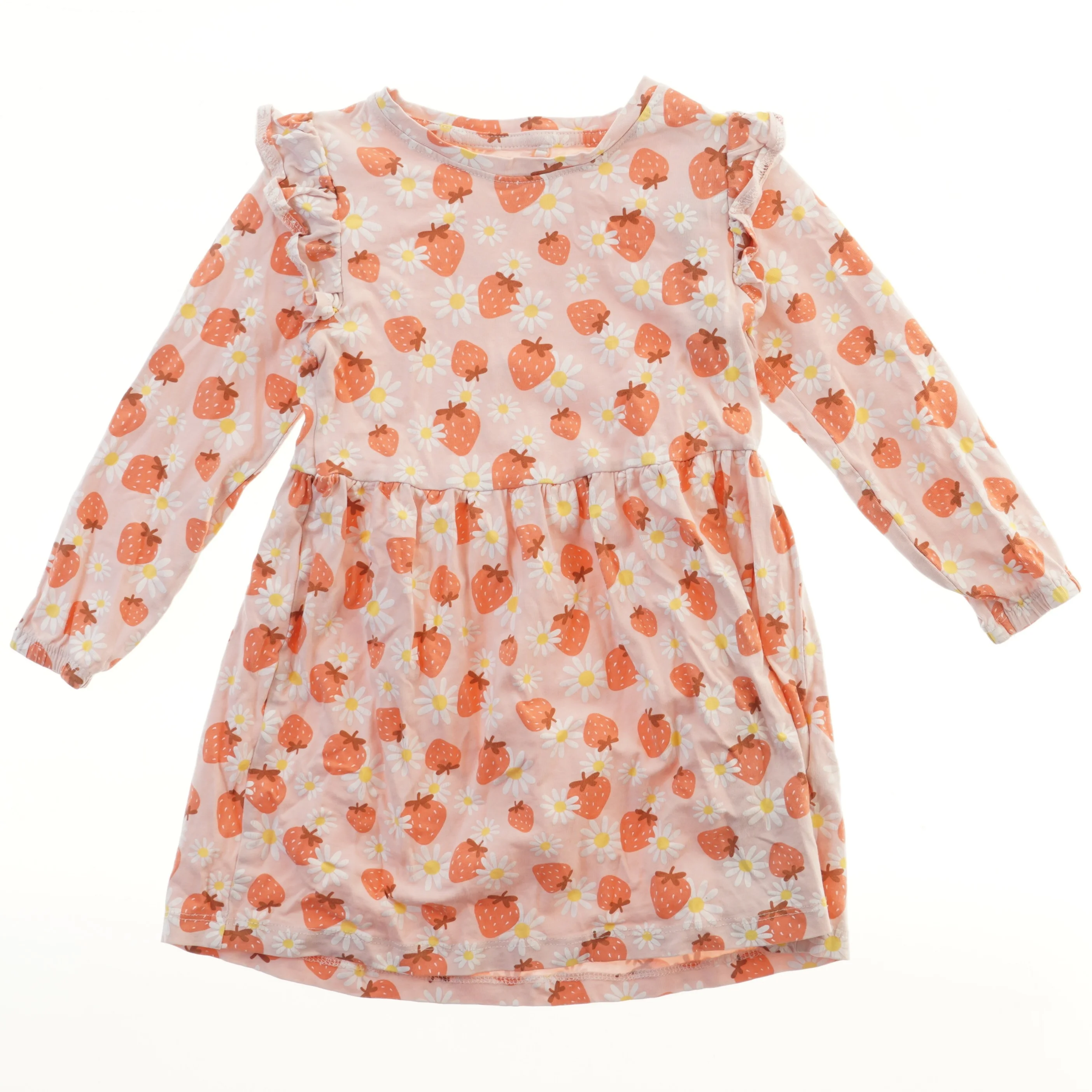 Kjole med jordbærmotiv fra Name It (str. 98)