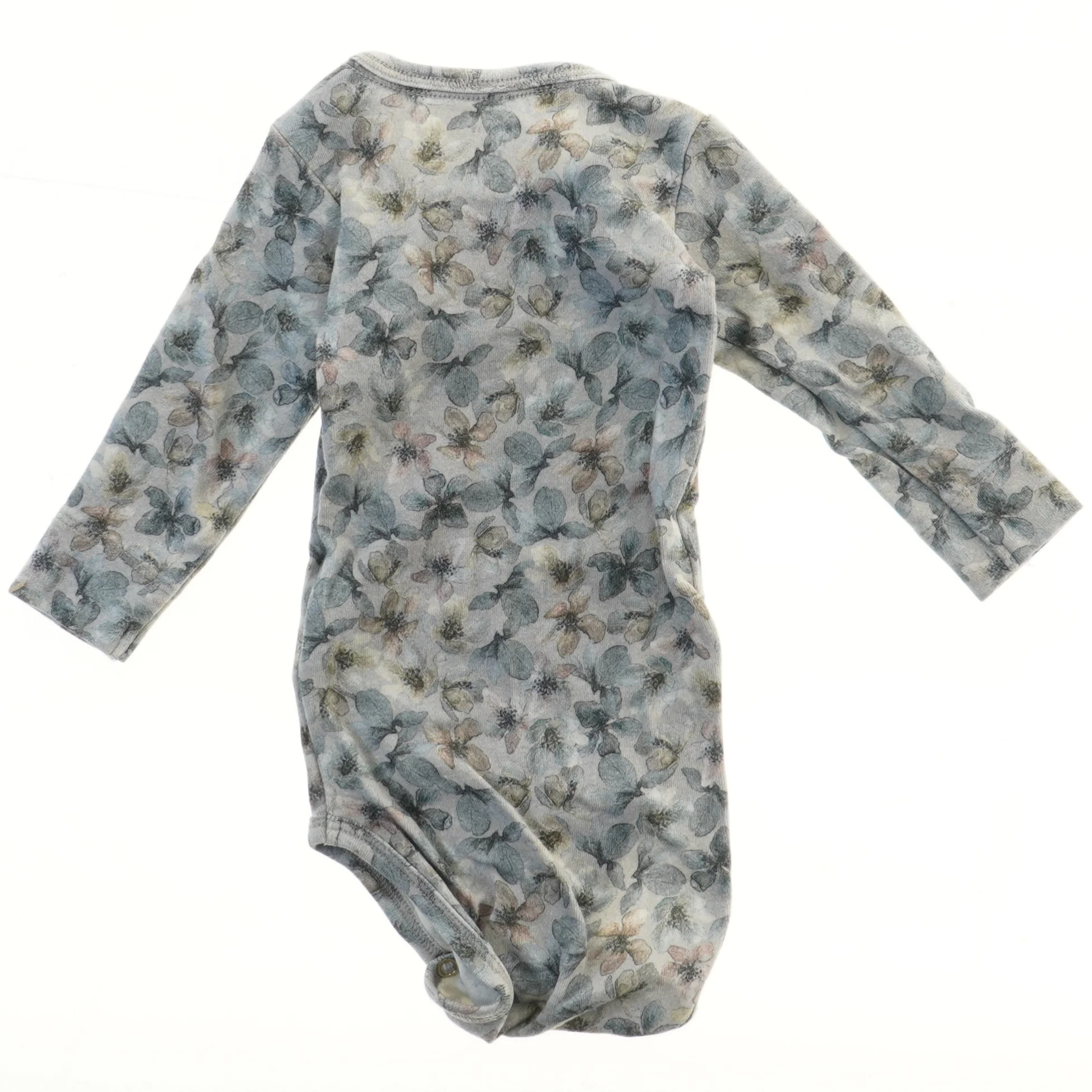 Langærmet bodystocking med blomsterprint fra Name It (str. 62)