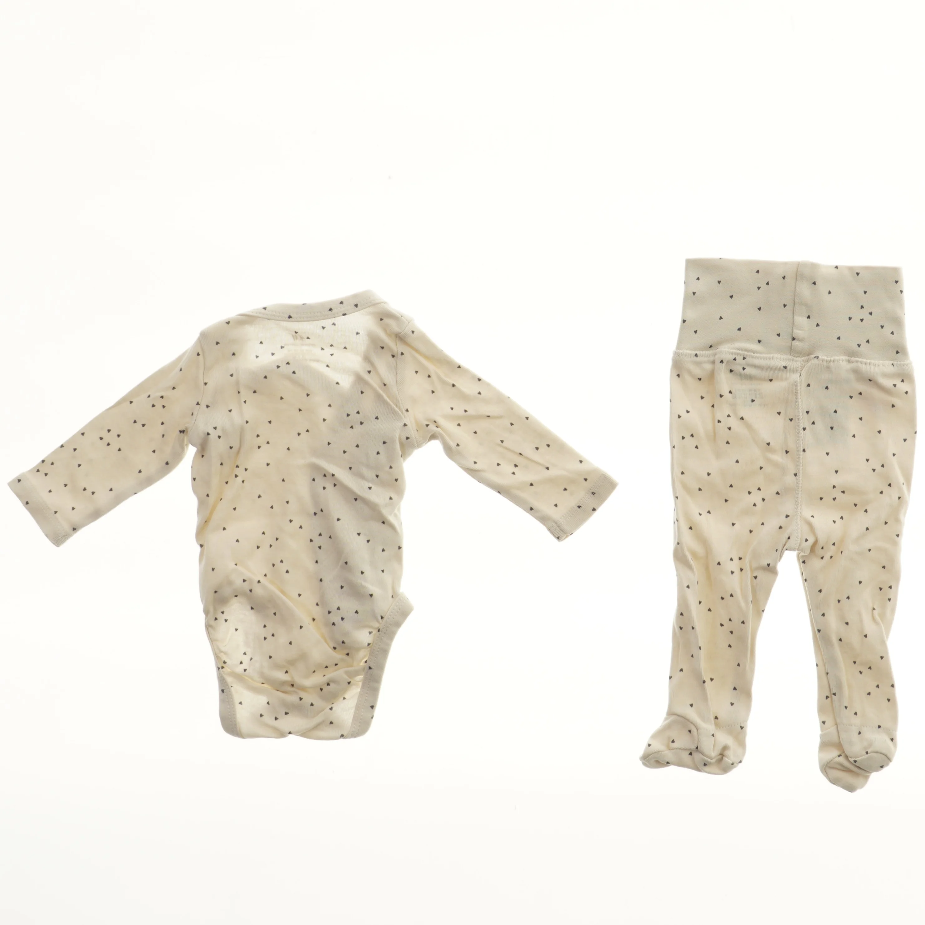 Baby bodystocking og bukser med mønster fra H&M (str. 50)