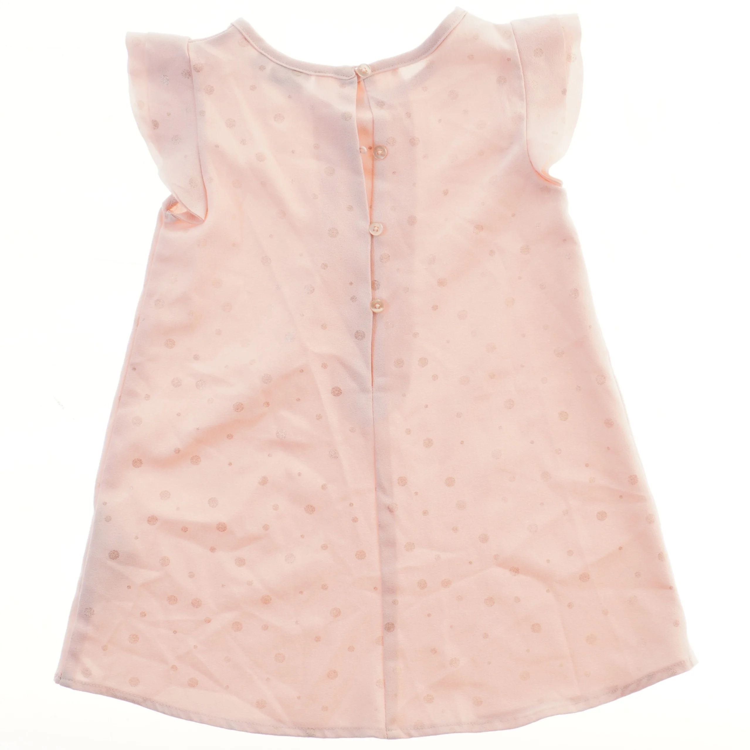 Lyserød kjole med prikker fra Name It (str. 98)