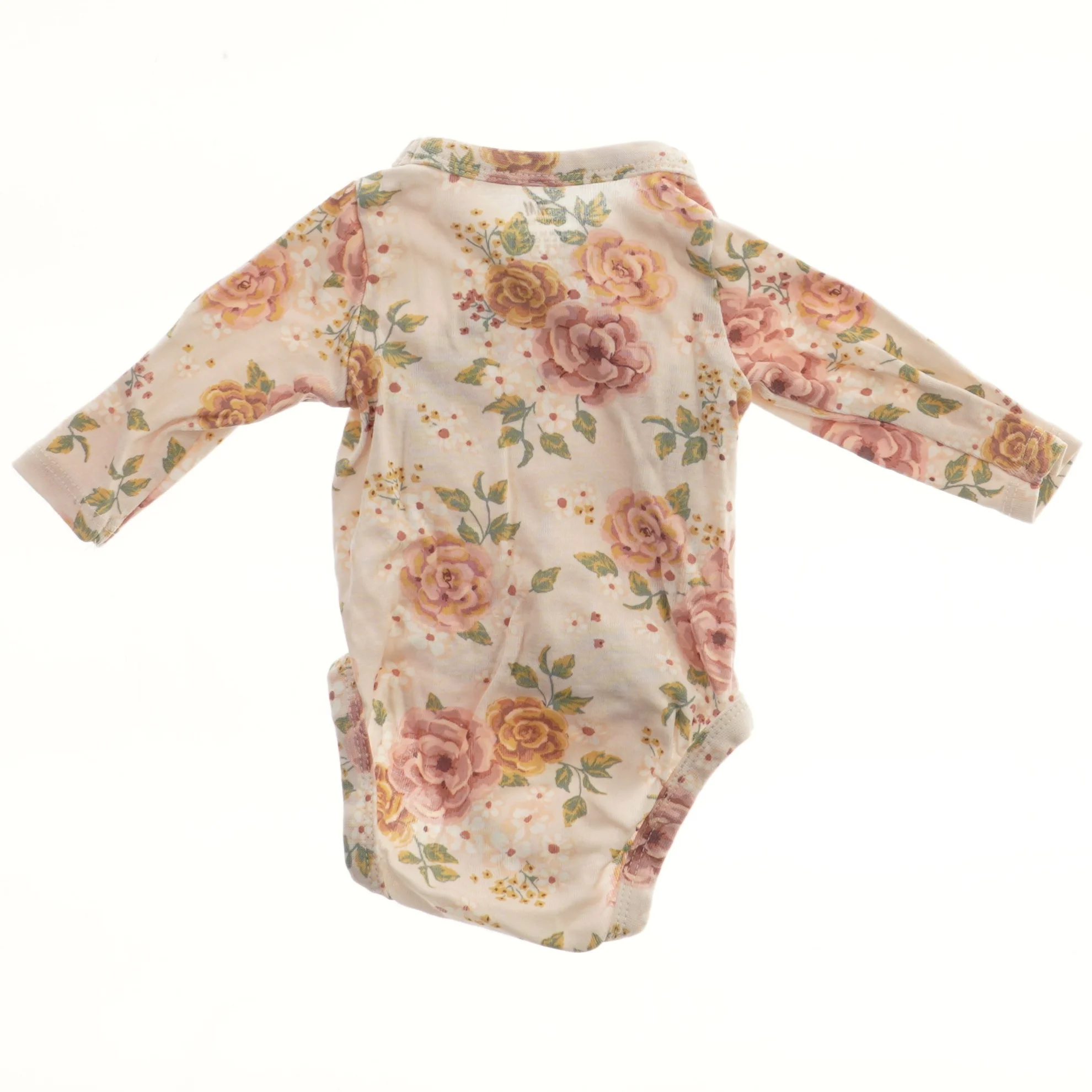 Langærmet bodystocking med blomsterprint fra H&M (str. 50)