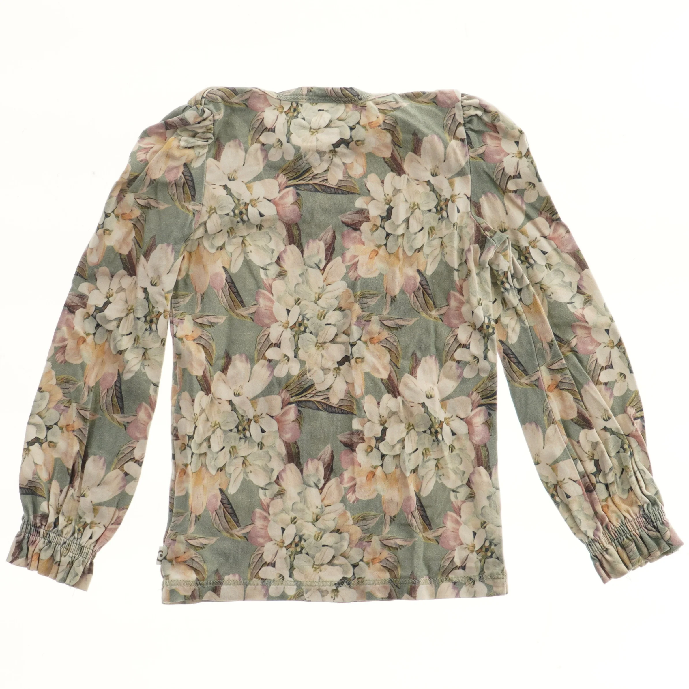 Langærmet bluse med blomsterprint fra Müsli (str. 86)