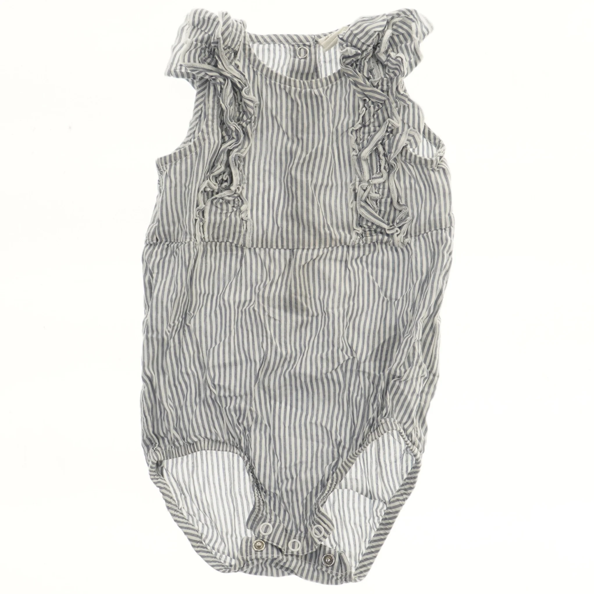 Stribet bodystocking med flæser fra H&M (str. 74)