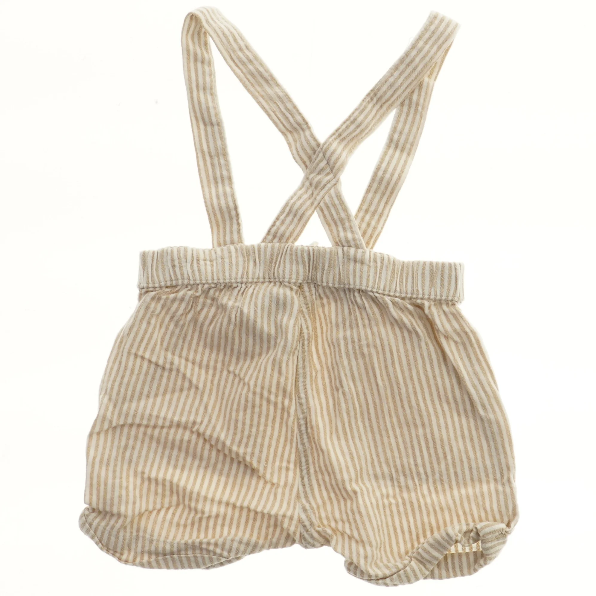 Stribet baby shorts med seler fra H&M (str. 74)