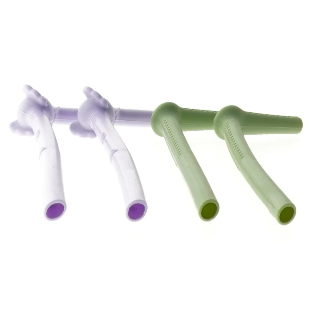 Genanvendelige sugerør med rengøringsbørste fra Tiger (str. 23 cm. 4 styk)