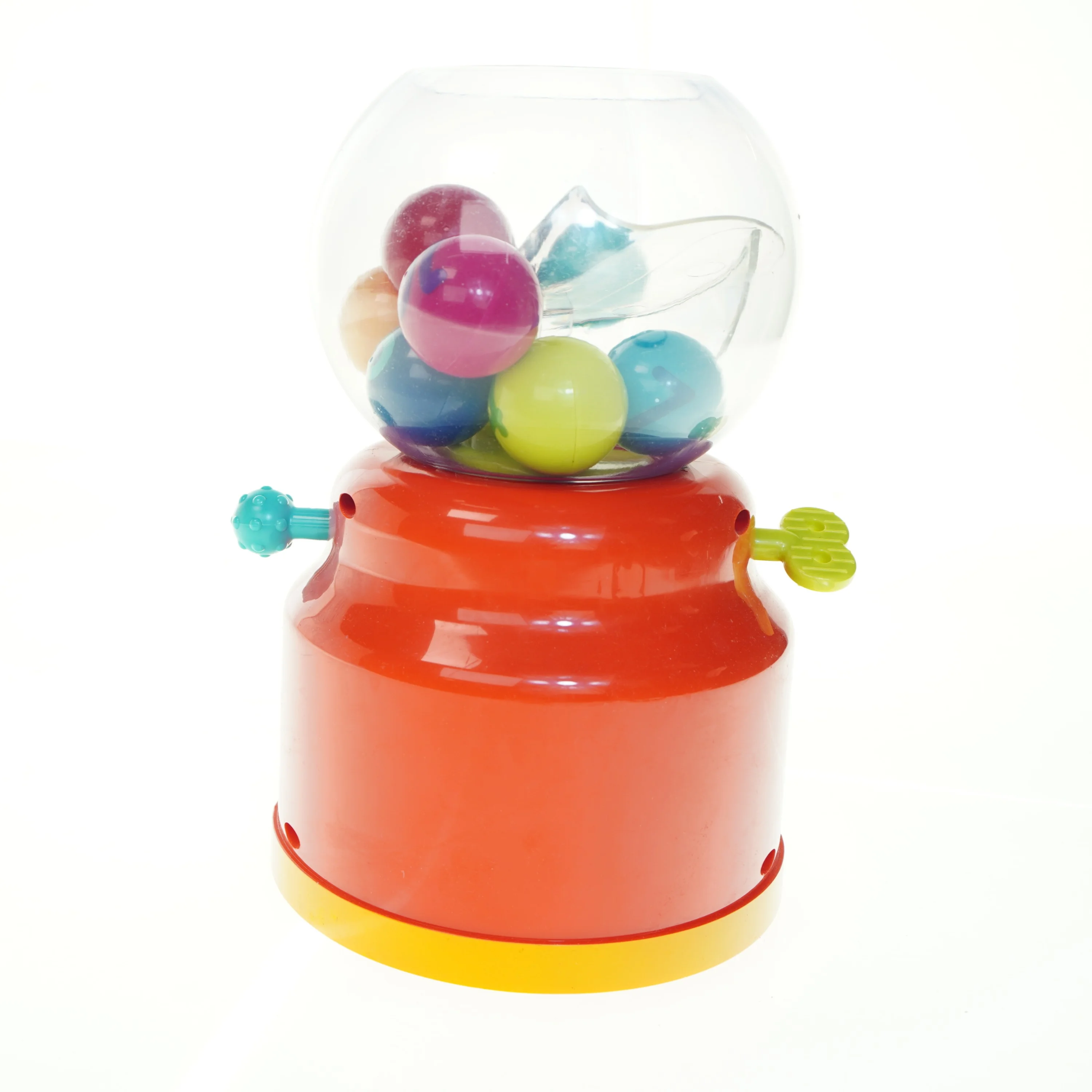 Brugt tyggegummiautomat med bolde fra Battat (str. 19 x 30 cm)