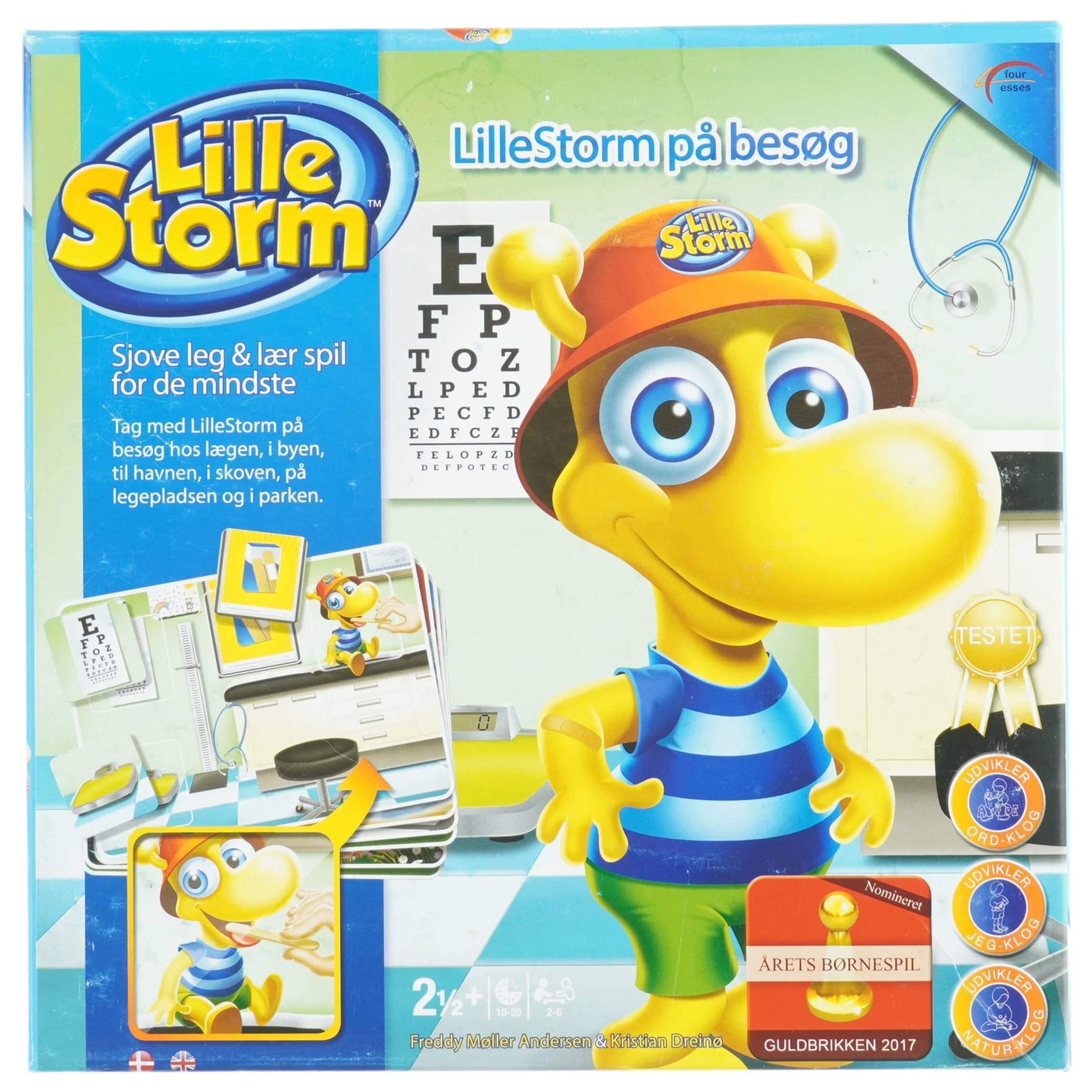 Lille Storm på besøg brætspil fra Lille Storm (str. 28 x 28 cm)