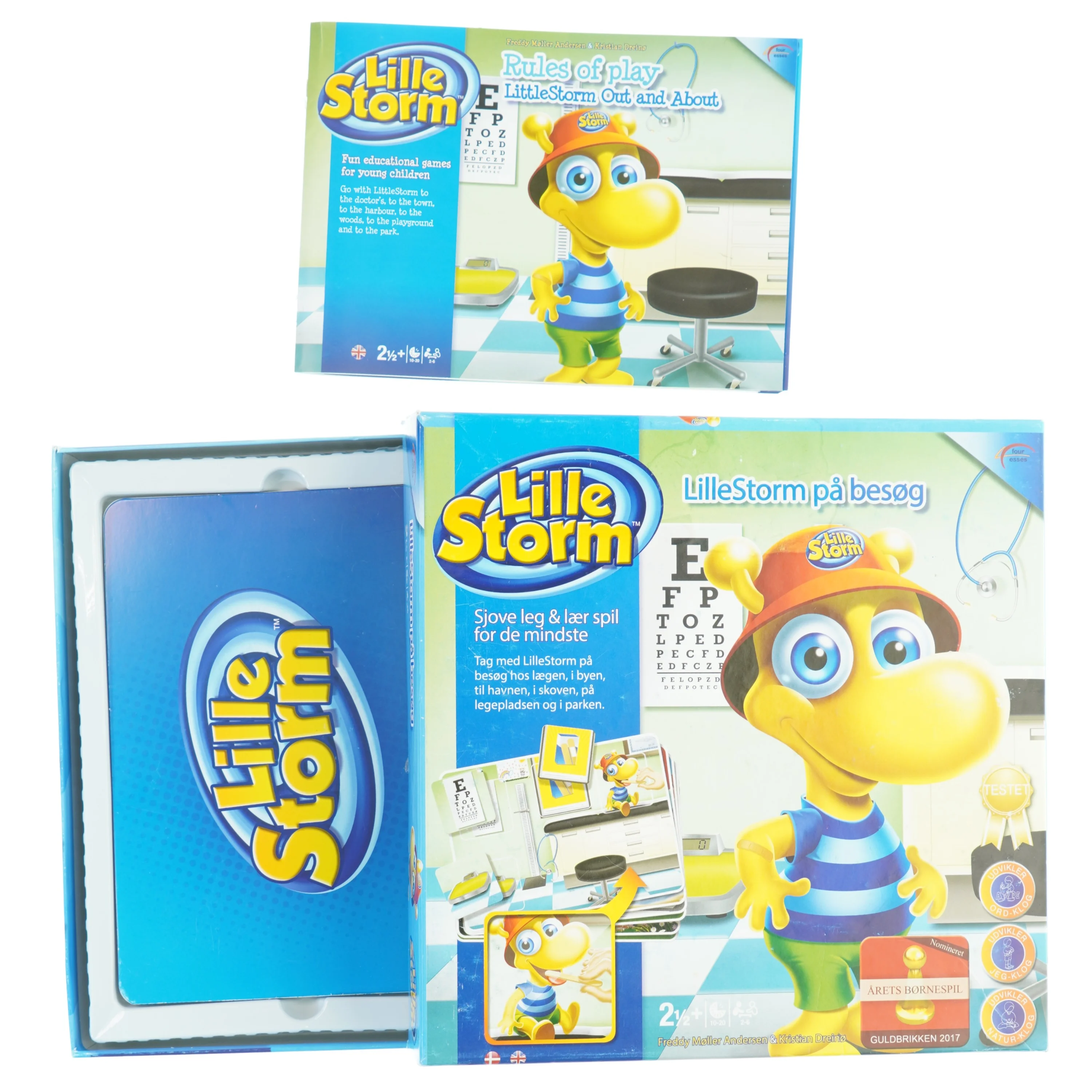 Lille Storm på besøg brætspil fra Lille Storm (str. 28 x 28 cm)