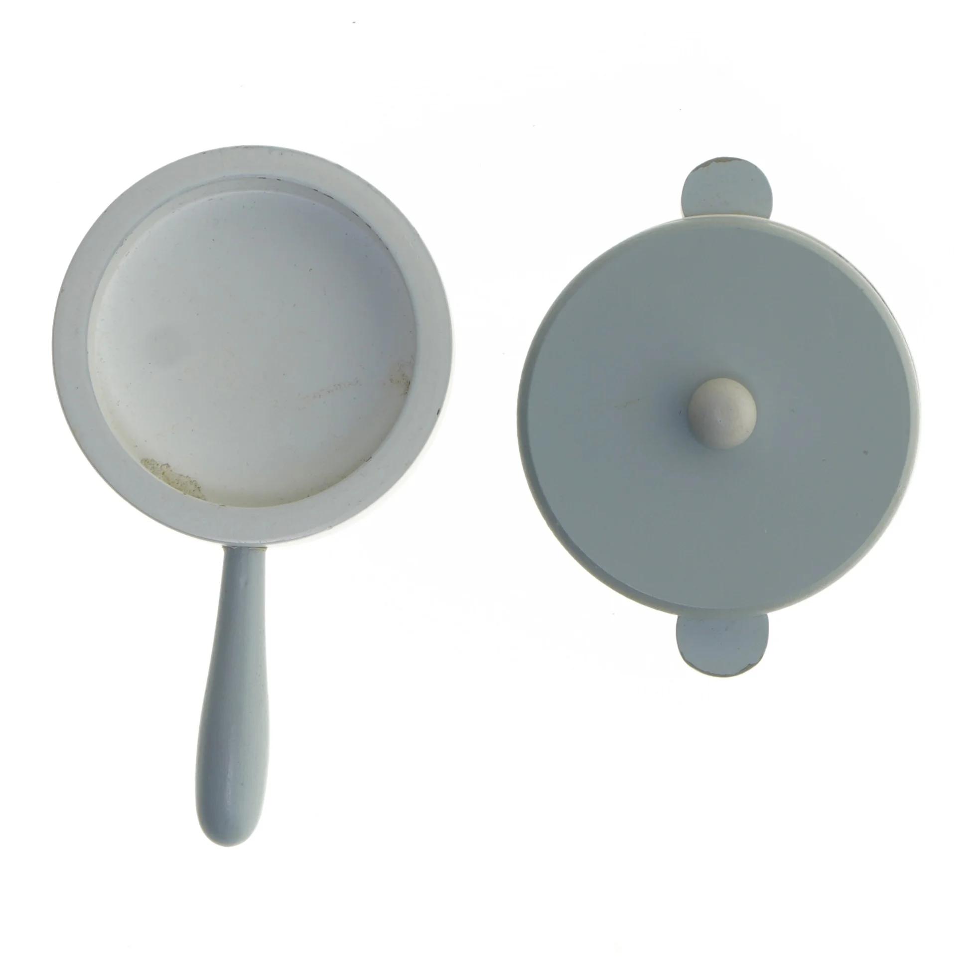 Rund legetøjsgryde med låg (str. Ø 10 cm)