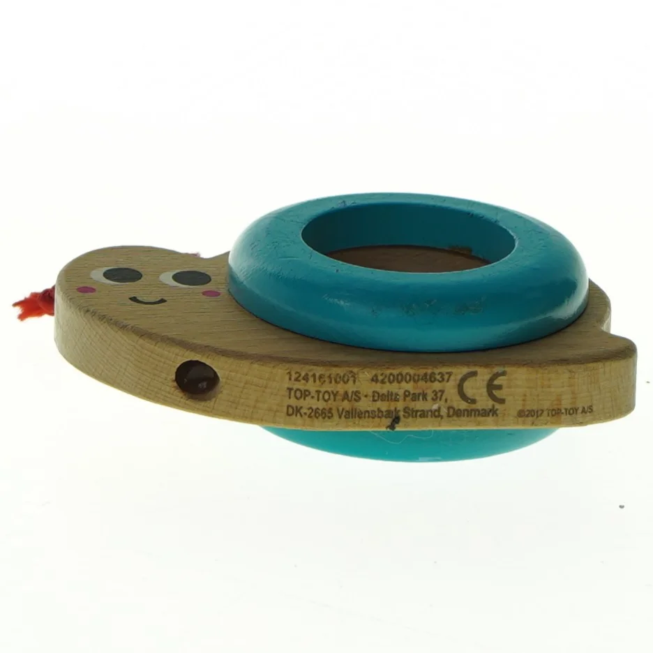 Trærasle formet som en snegl fra Spire (str. 10 x 20 cm)