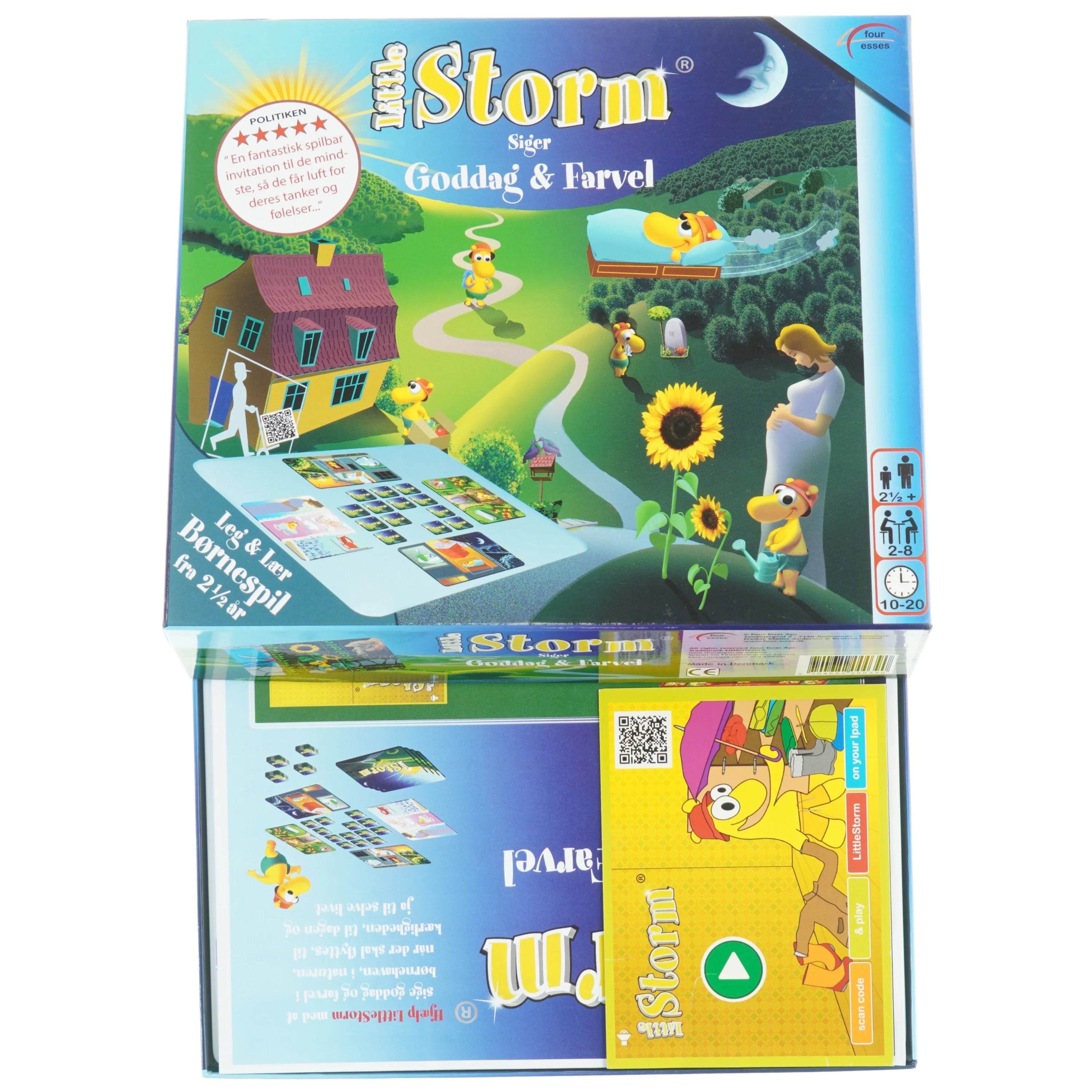 Little Storm Goddag & Farvel Brætspil fra Lille Storm (str. 28 x 24,5 cm)