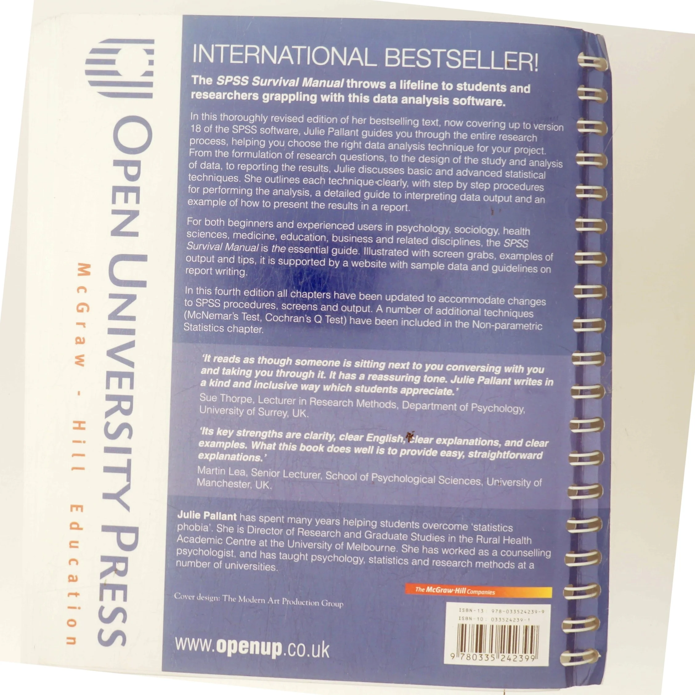 SPSS survival manual : a step by step guide to data analysis using SPSS af Julie Pallant (Bog)