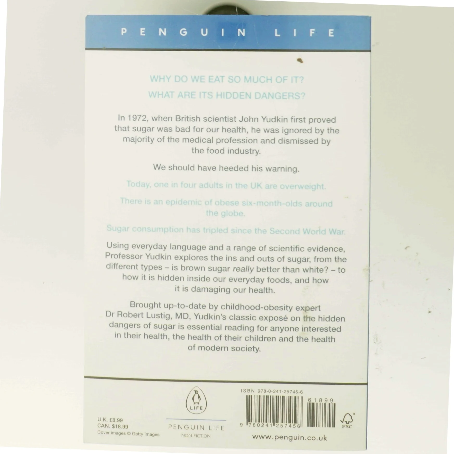 Pure, White and Deadly af John Yudkin (Bog)