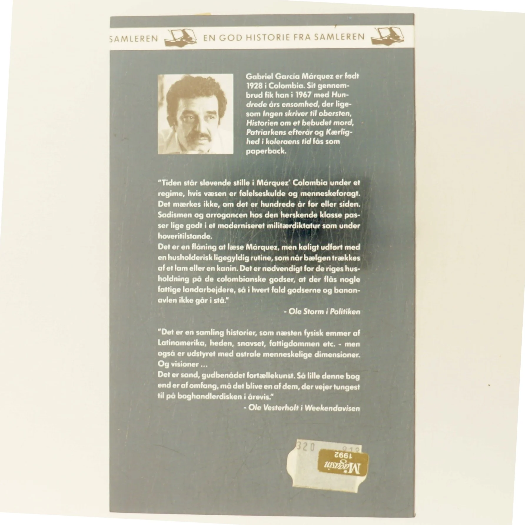 Mamá Grandes Begravelse af Gabriel García Márquez (Bog)