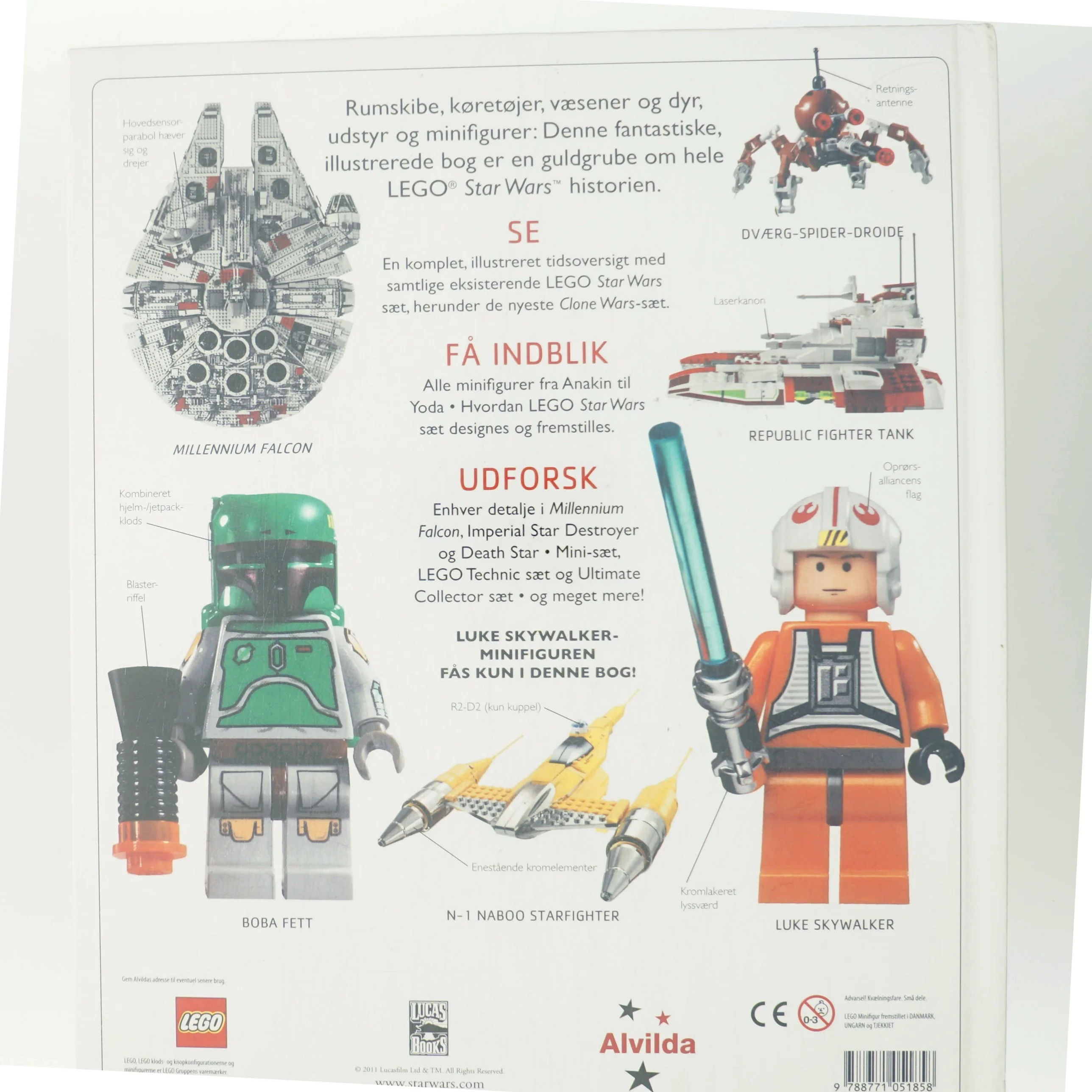 Den store bog om LEGO Star Wars af Simon Beecroft (Bog)