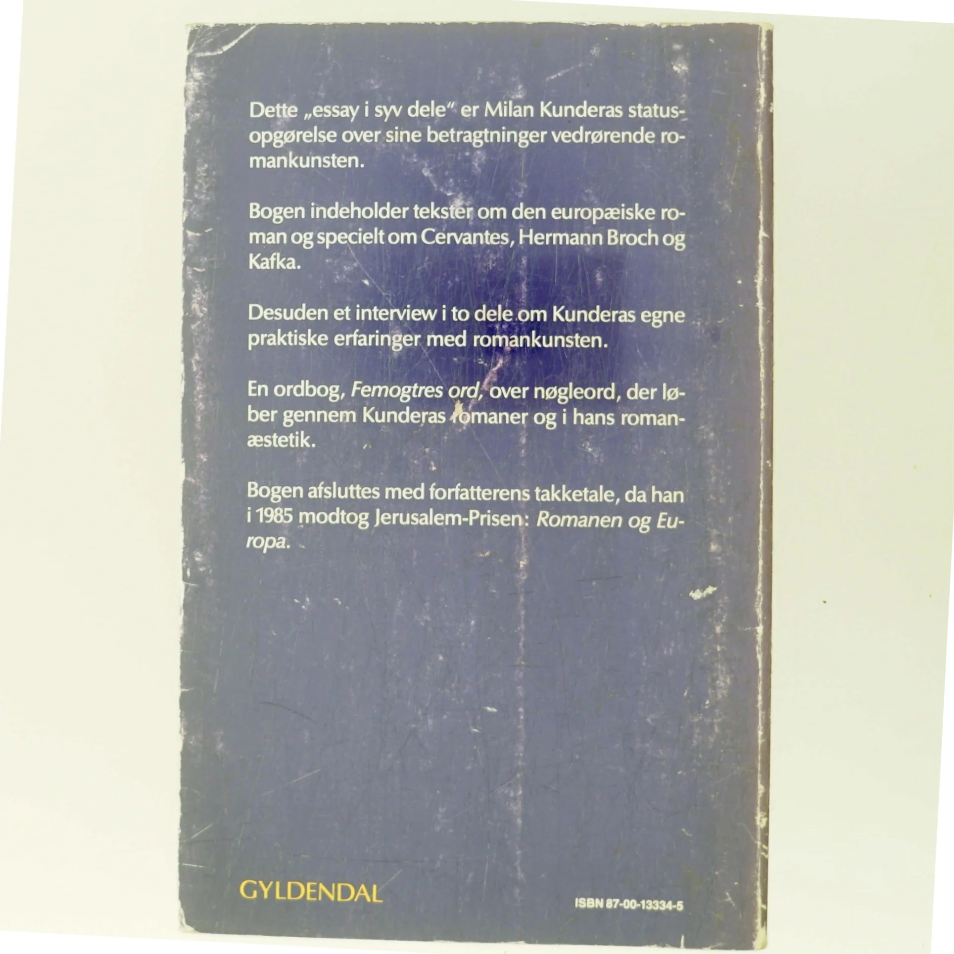 Romankunsten af Milan Kundera (Bog)