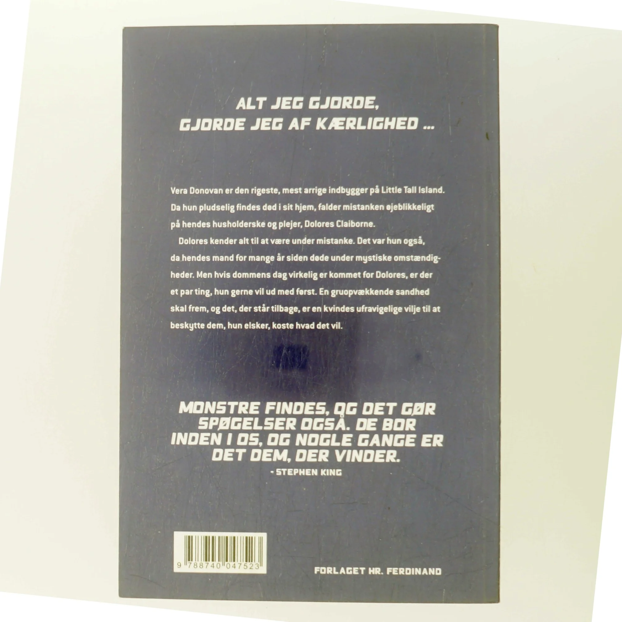 Dolores Claiborne af Stephen King (f. 1947) (Bog)