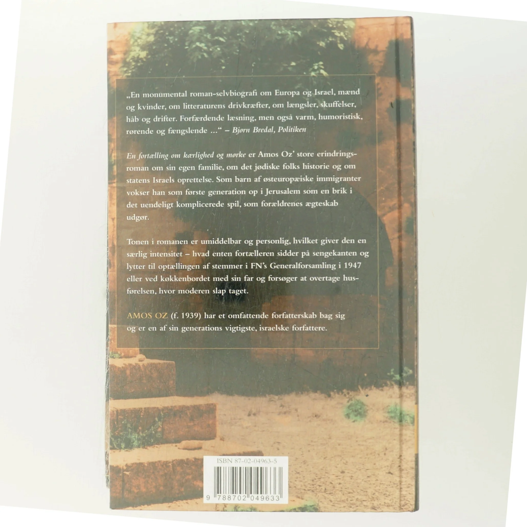 En fortælling om kærlighed og mørke af Amos Oz (Bog)