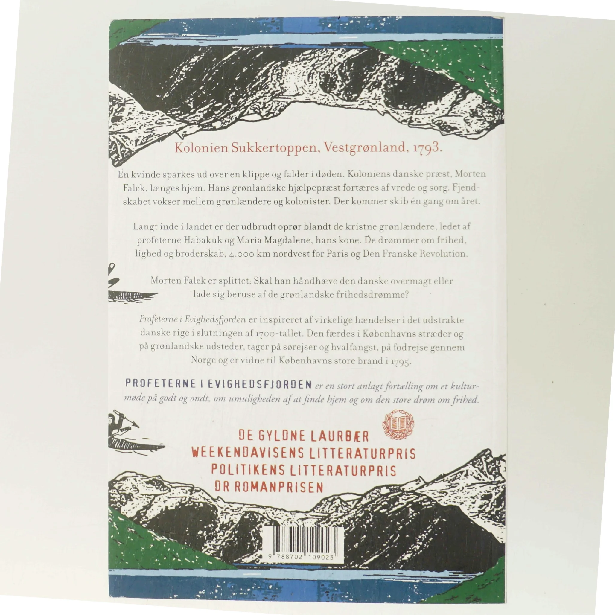 Profeterne i Evighedsfjorden : roman af Kim Leine (Bog)