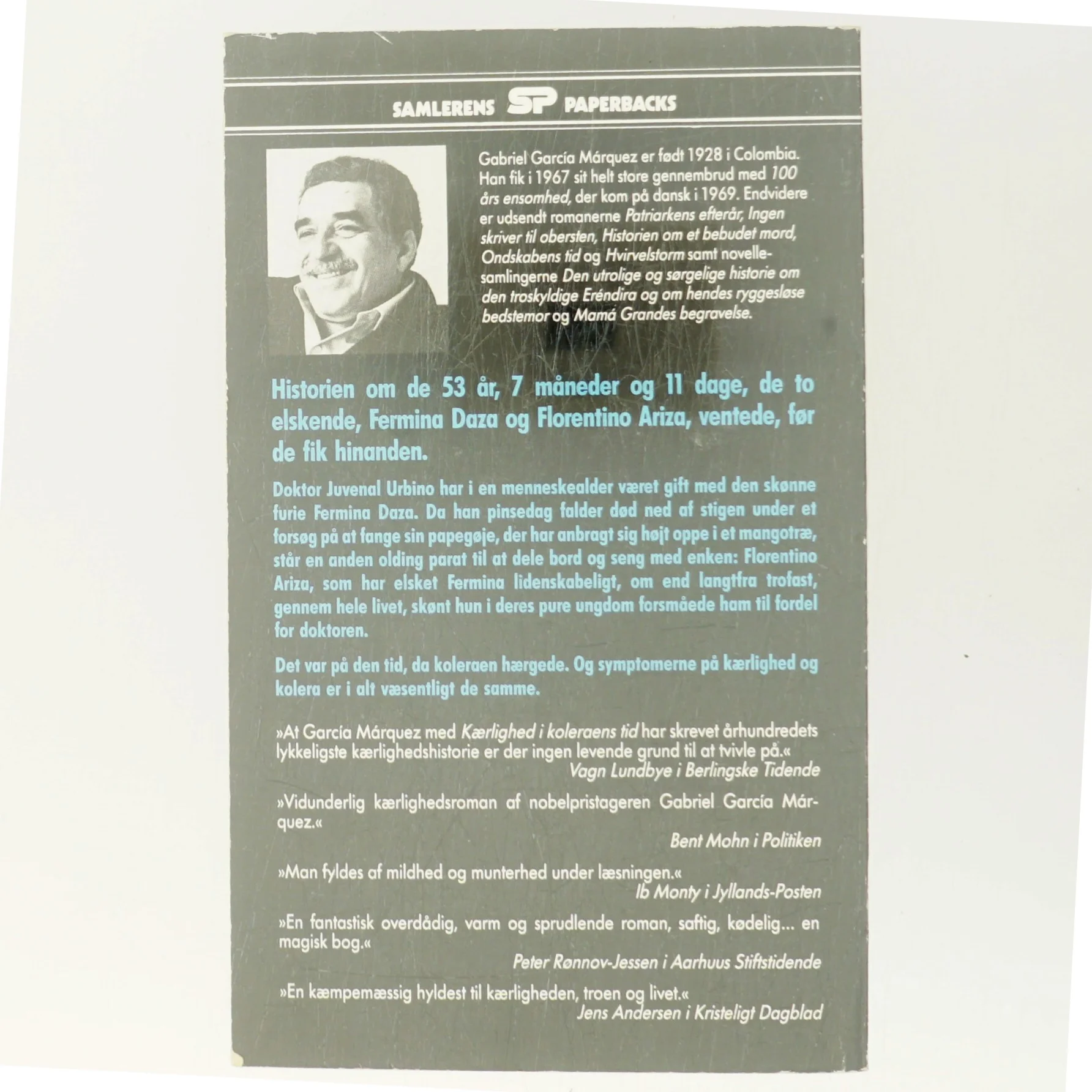 Kærlighed i koleraens tid af Gabriel García Márquez (Bog)