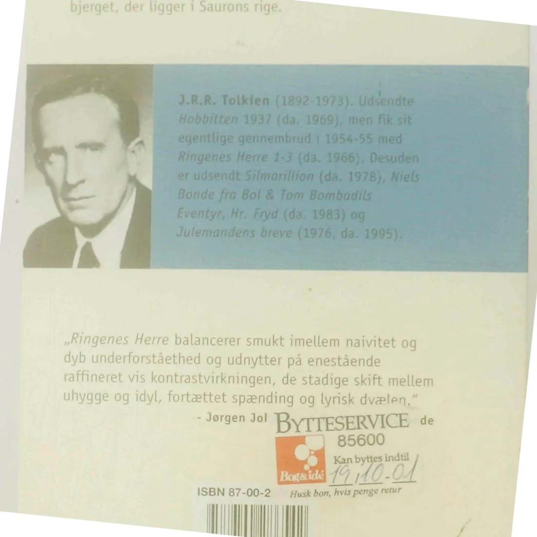 De to tårne af J. R. R. Tolkien (Bog)