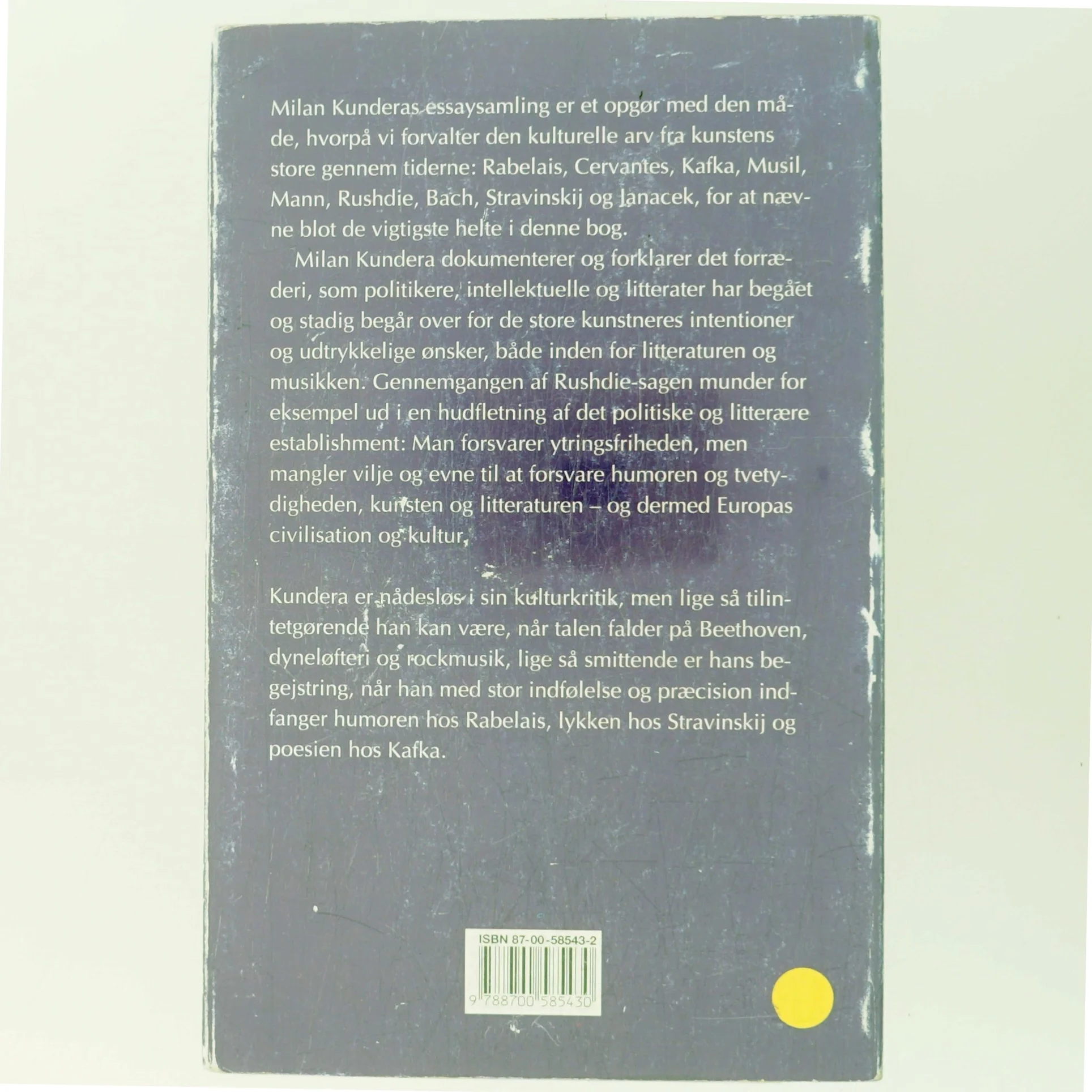 De forrådte testamenter af Milan Kundera (Bog)