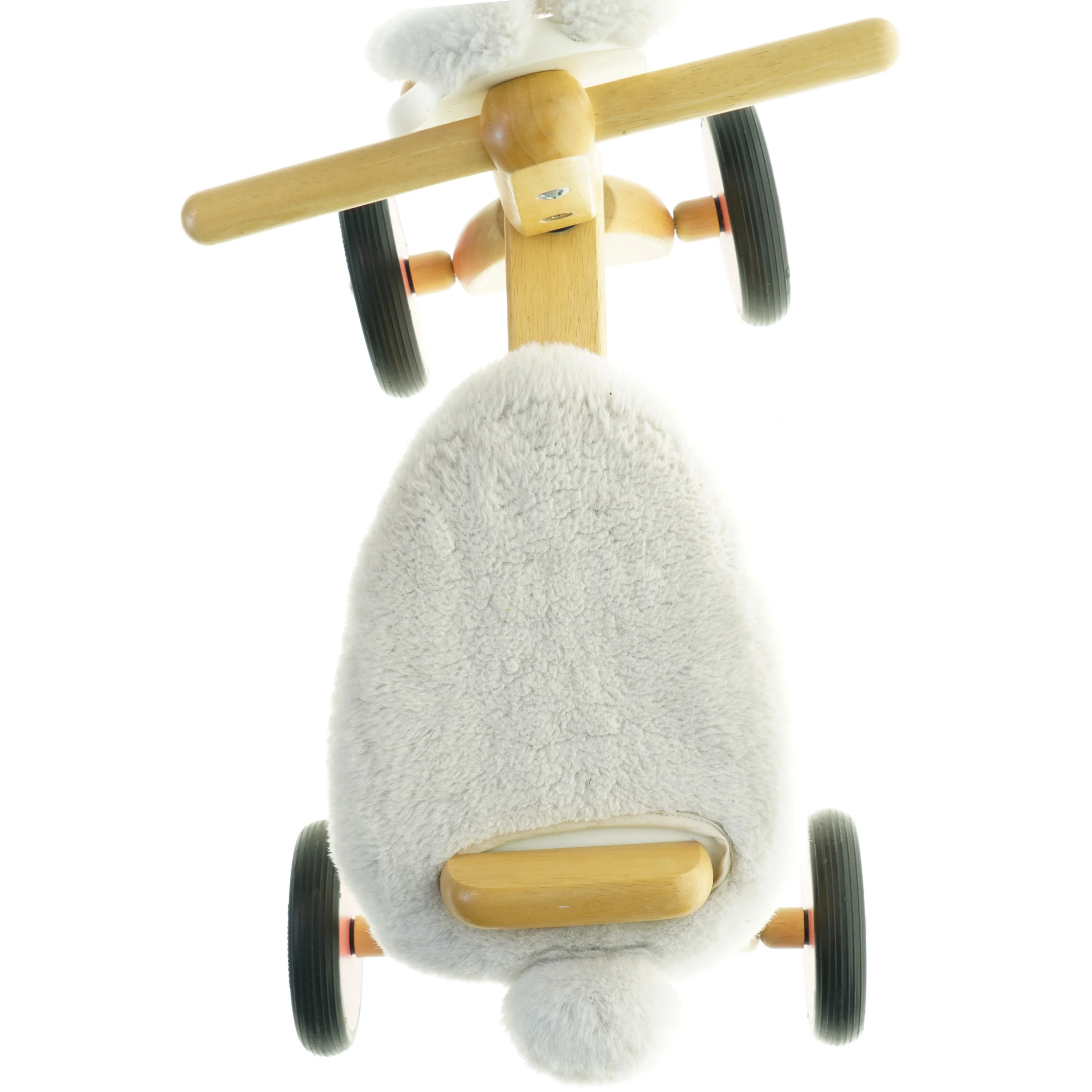 Trægyngehest på hjul (str. 45 cm)