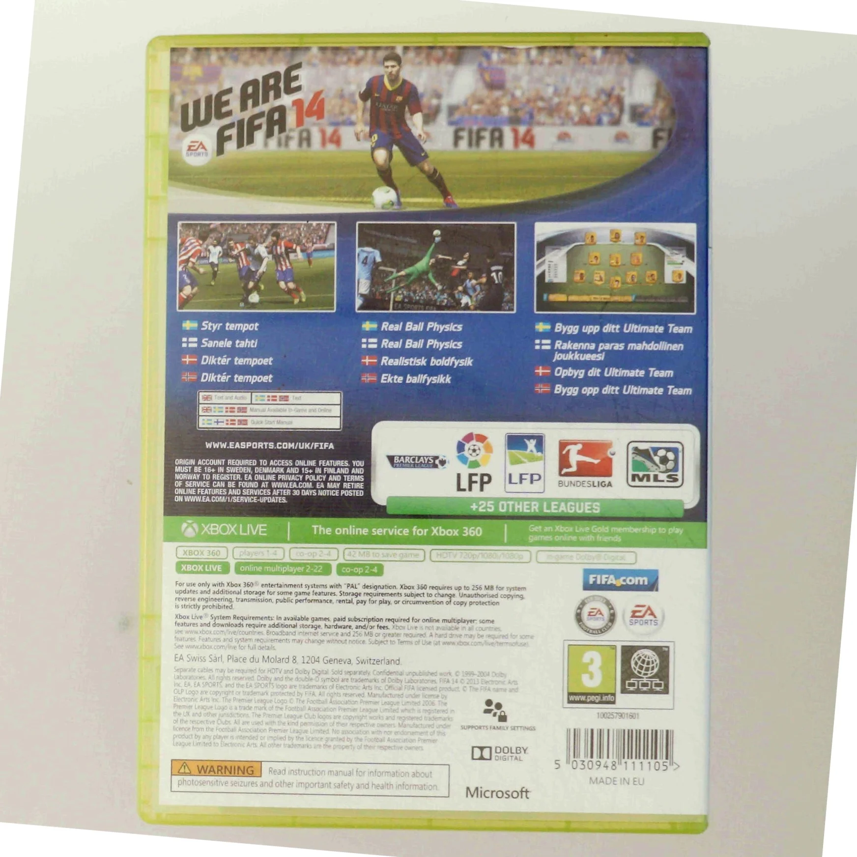 FIFA 14 Xbox 360 spil fra Electronic Arts