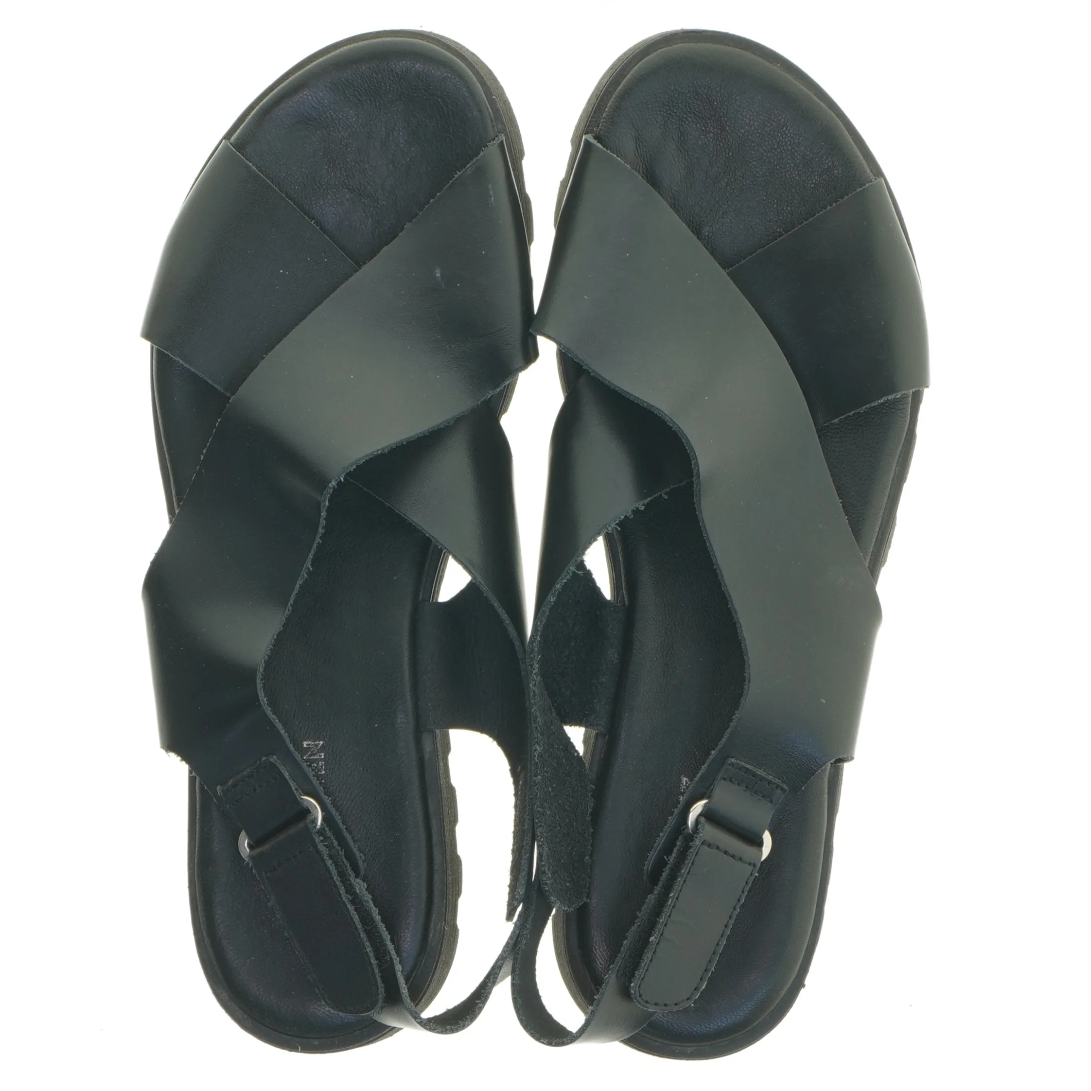 Læder sandaler i størrelse 42 (str. 42 )