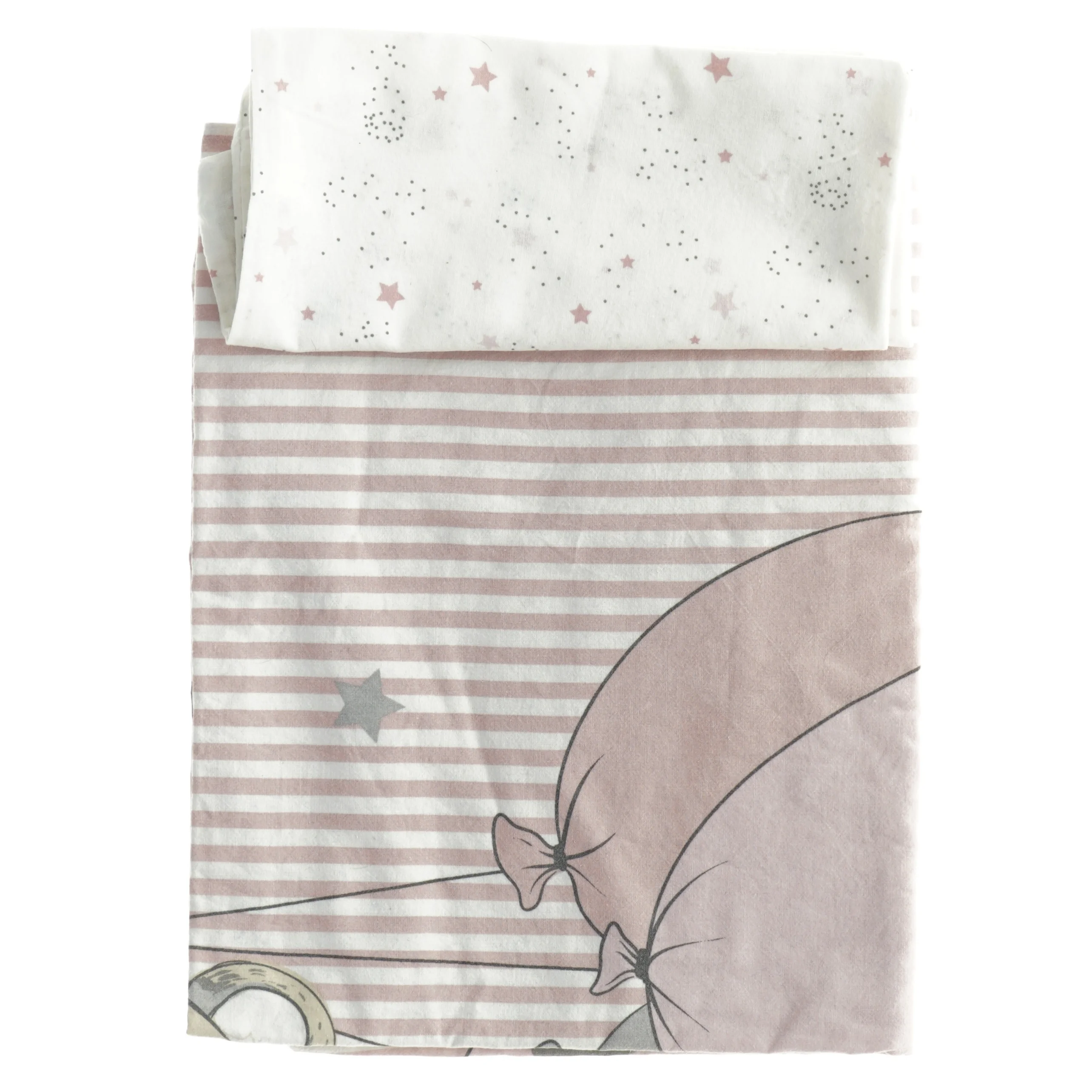 Børnesengetøj med dyremotiv (str. 60 x 95 44 x 40 cm)