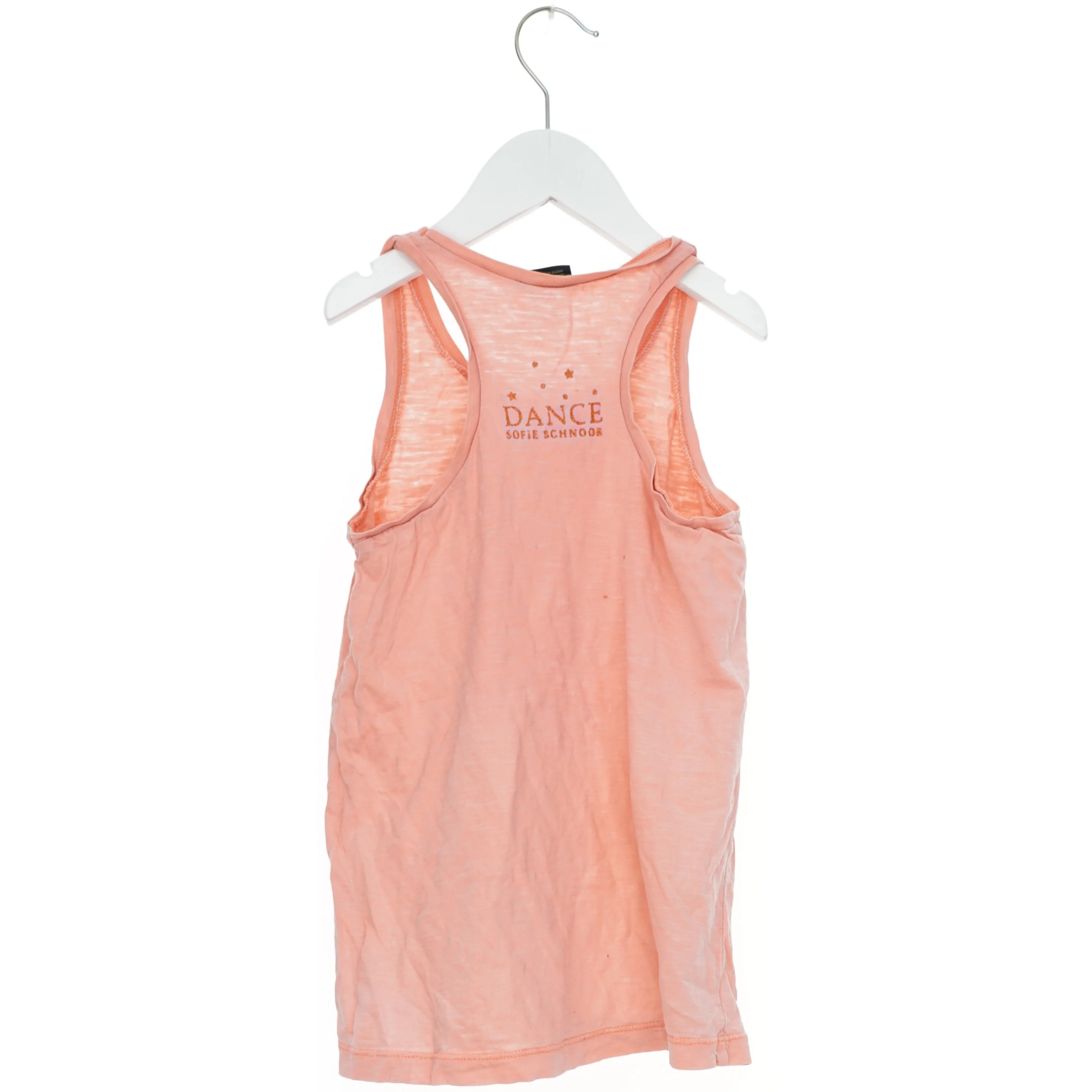 Lyserød tanktop med tekst fra Sofie Schnoor (str. 128)