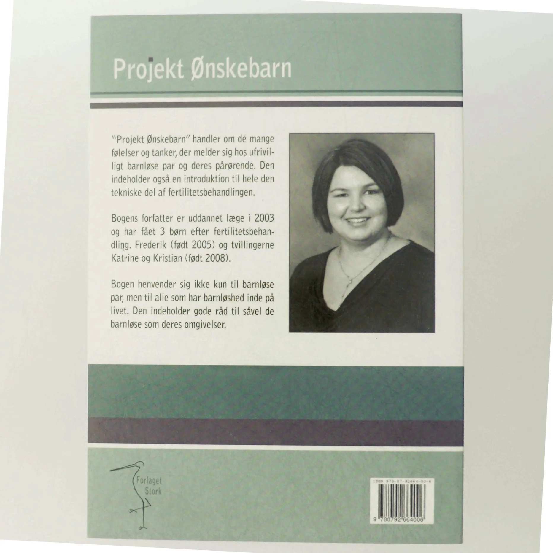 Projekt Ønskebarn : en bog om barnløshed af Helle Pilgaard (Bog)