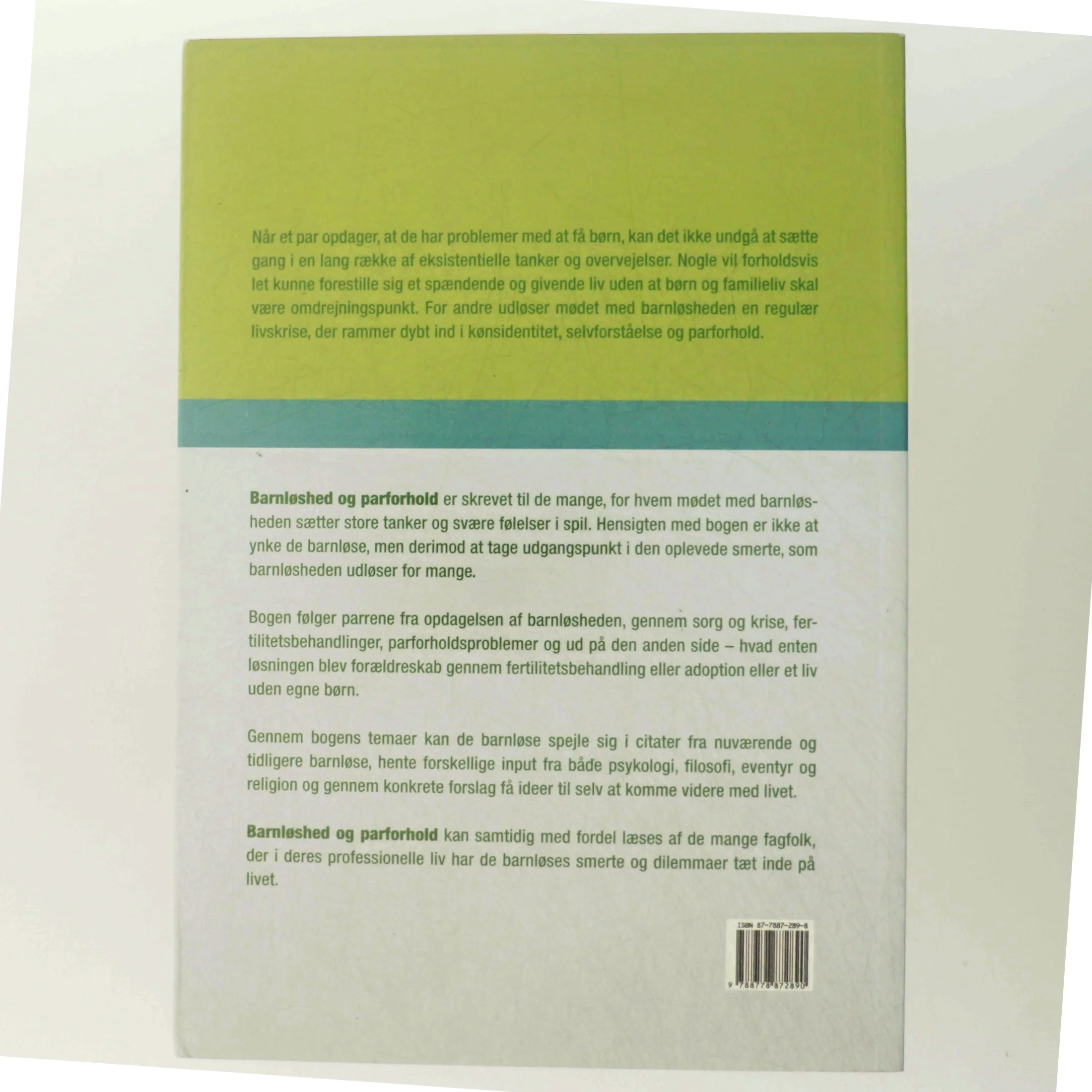 Barnløshed og parforhold : at passe på sig selv og hinanden af Nina Rikke Cederberg (Bog)