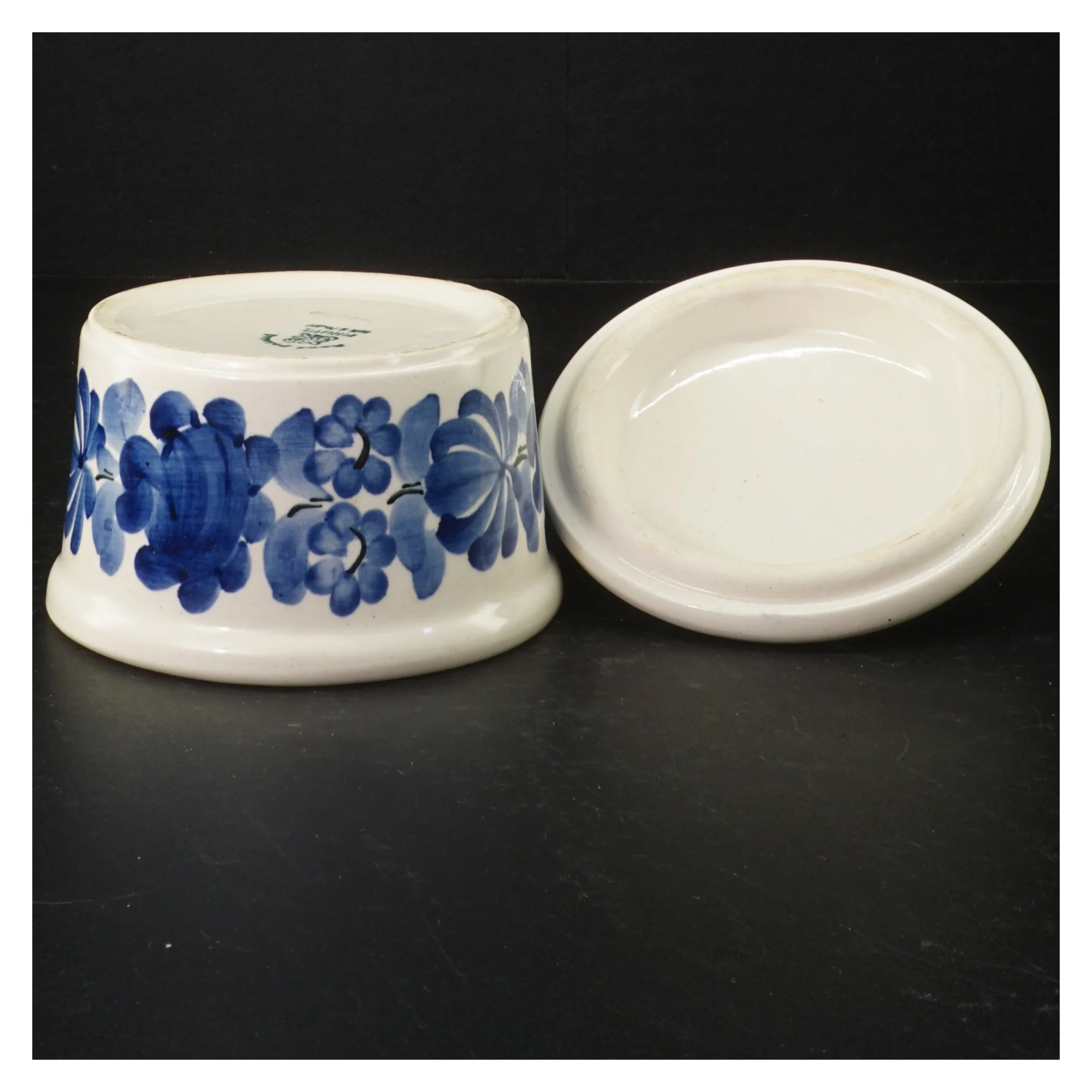 Sukkerskål med låg (str. Ø 12 cm)