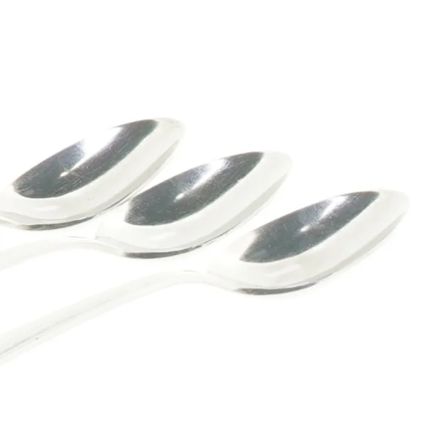 Sølvfarvede teskeer (str. 13 cm)