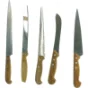 Sæt af brugte køkkenknive (str. 33 x 4 cm)