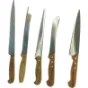 Sæt af brugte køkkenknive (str. 33 x 4 cm)
