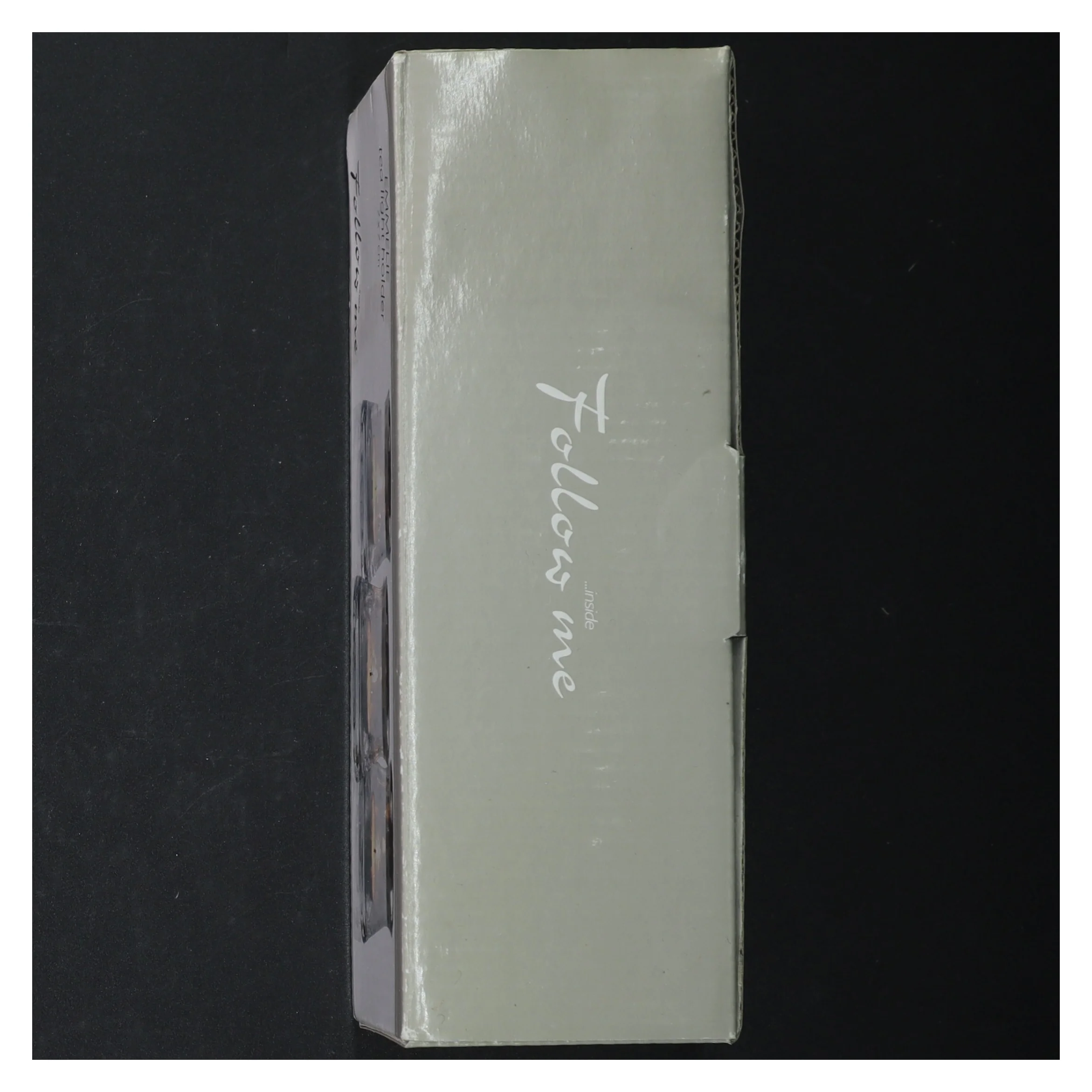 Glas fyrfadsstage sæt (str. 7 x 7 cm)