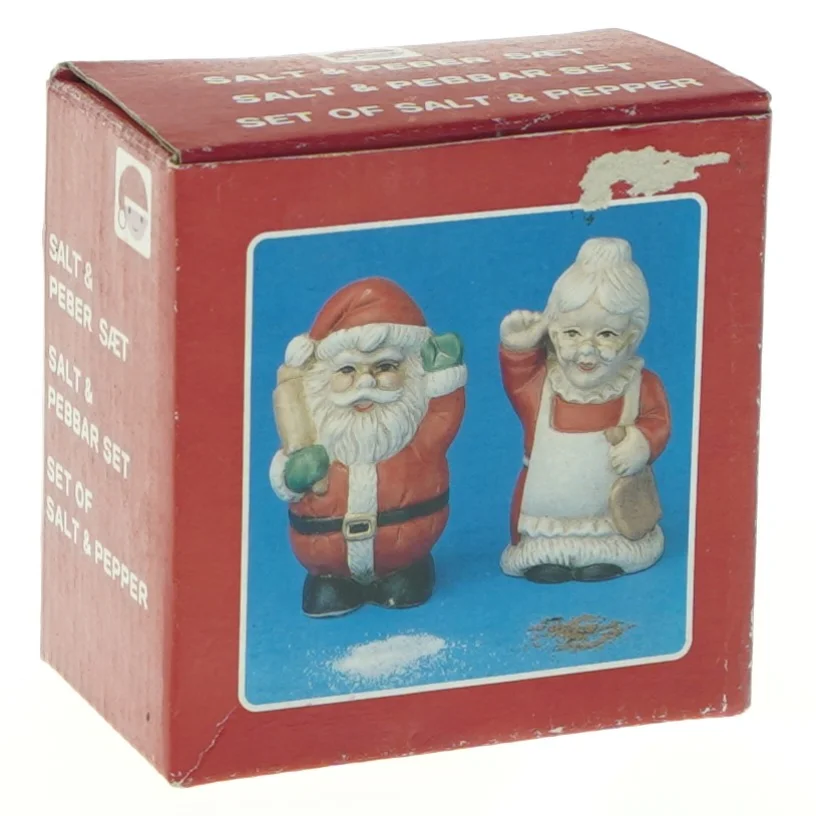 Salt- og pebersæt, juletema (str. 8x5 cm)