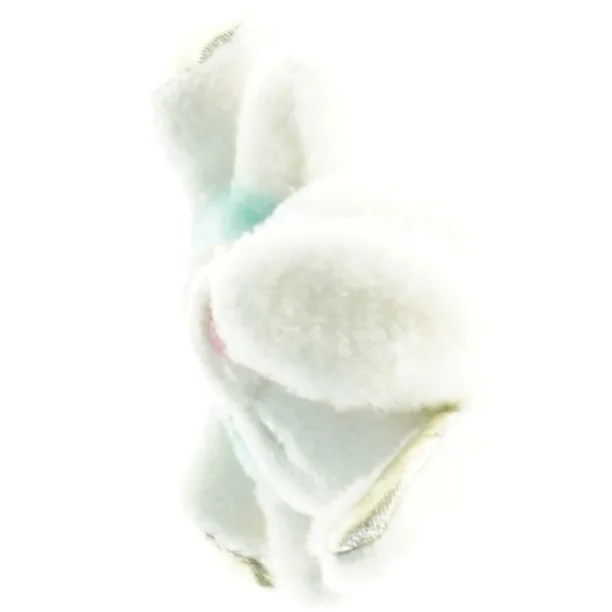 Blød plysbamsekanin (str. 13 x 11 cm)