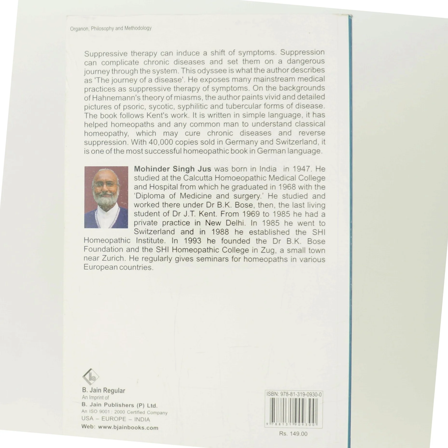 The Journey of a Disease af Mohinder Singh Jus (Bog)