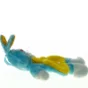Blå påske plys kanin med dragt (str. 32 x 20 cm)