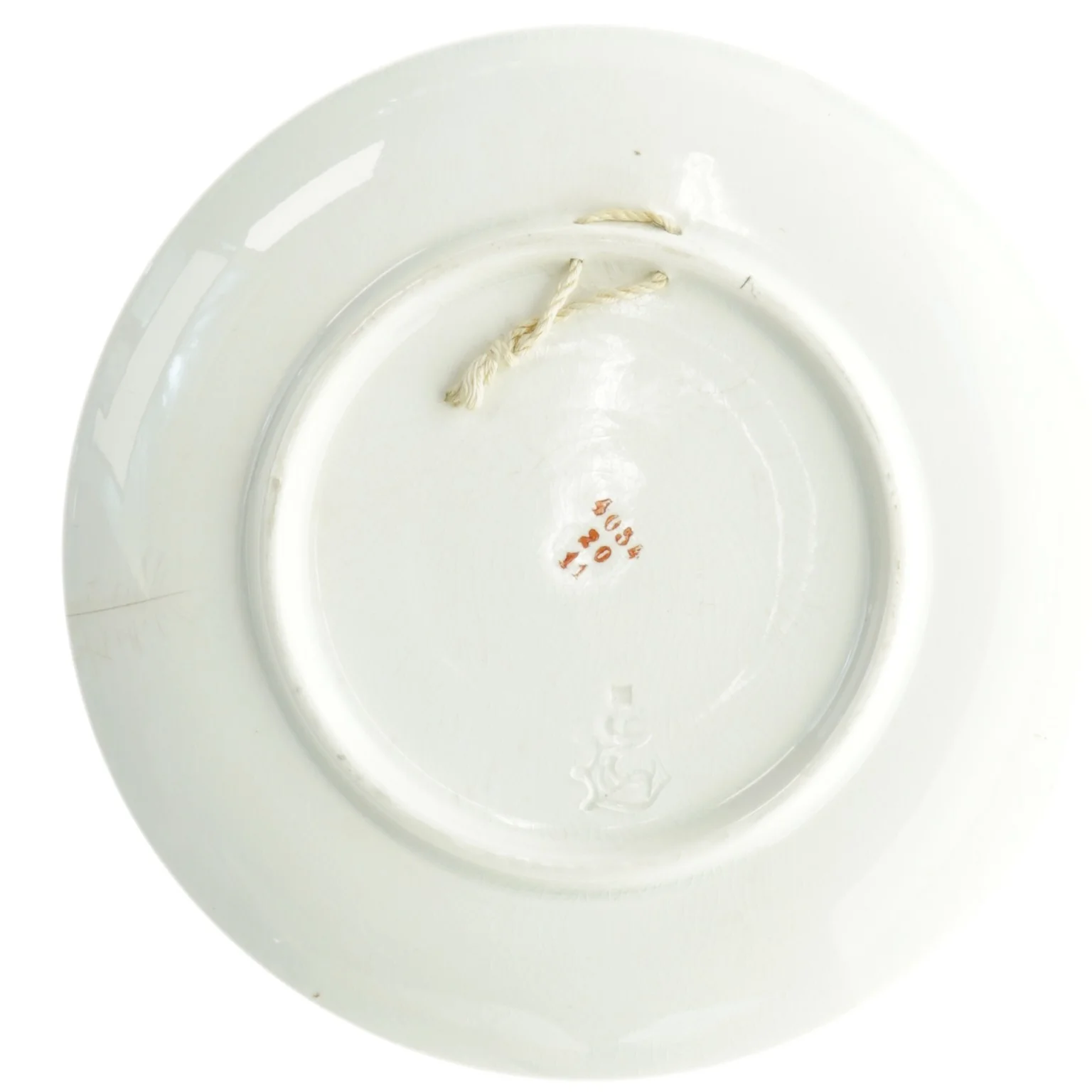 Dekorativ samletallerken med strandmotiv (str. Ø. 22 cm)