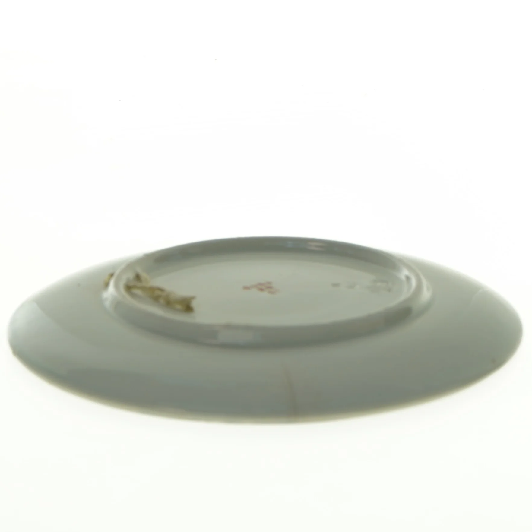 Dekorativ samletallerken med strandmotiv (str. Ø. 22 cm)